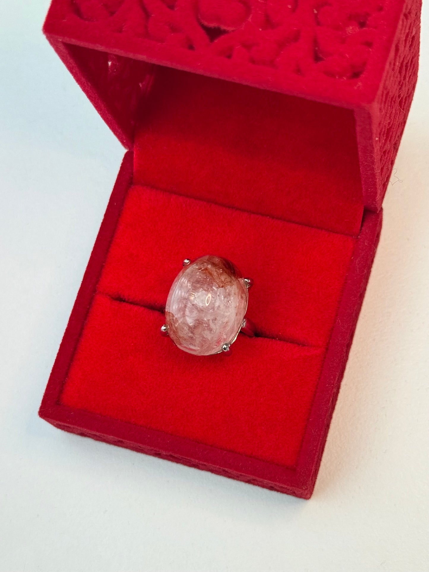 Fire Quartz Crystal Ring ๐ฅ๐