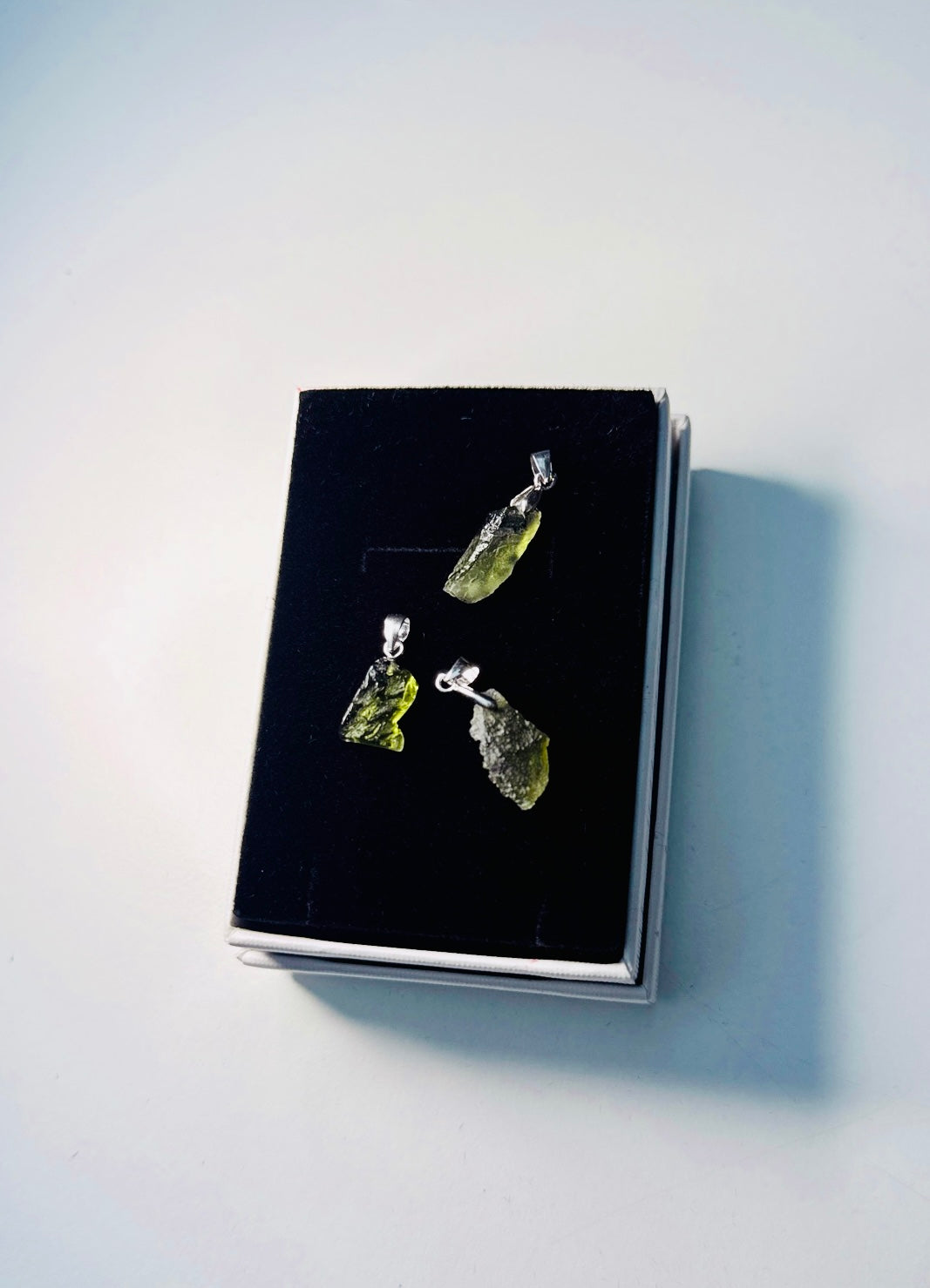 Moldavite Natural Silver 925