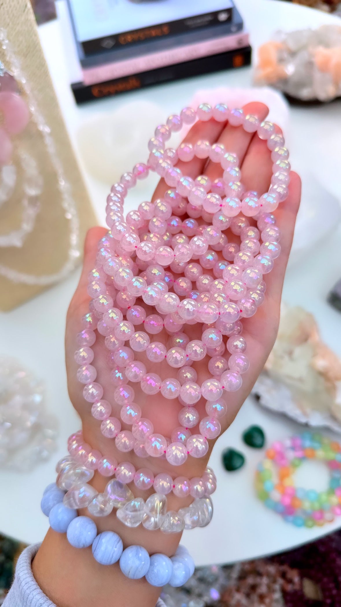 Rose Aura Quartz ๐๐ผ๐ผ