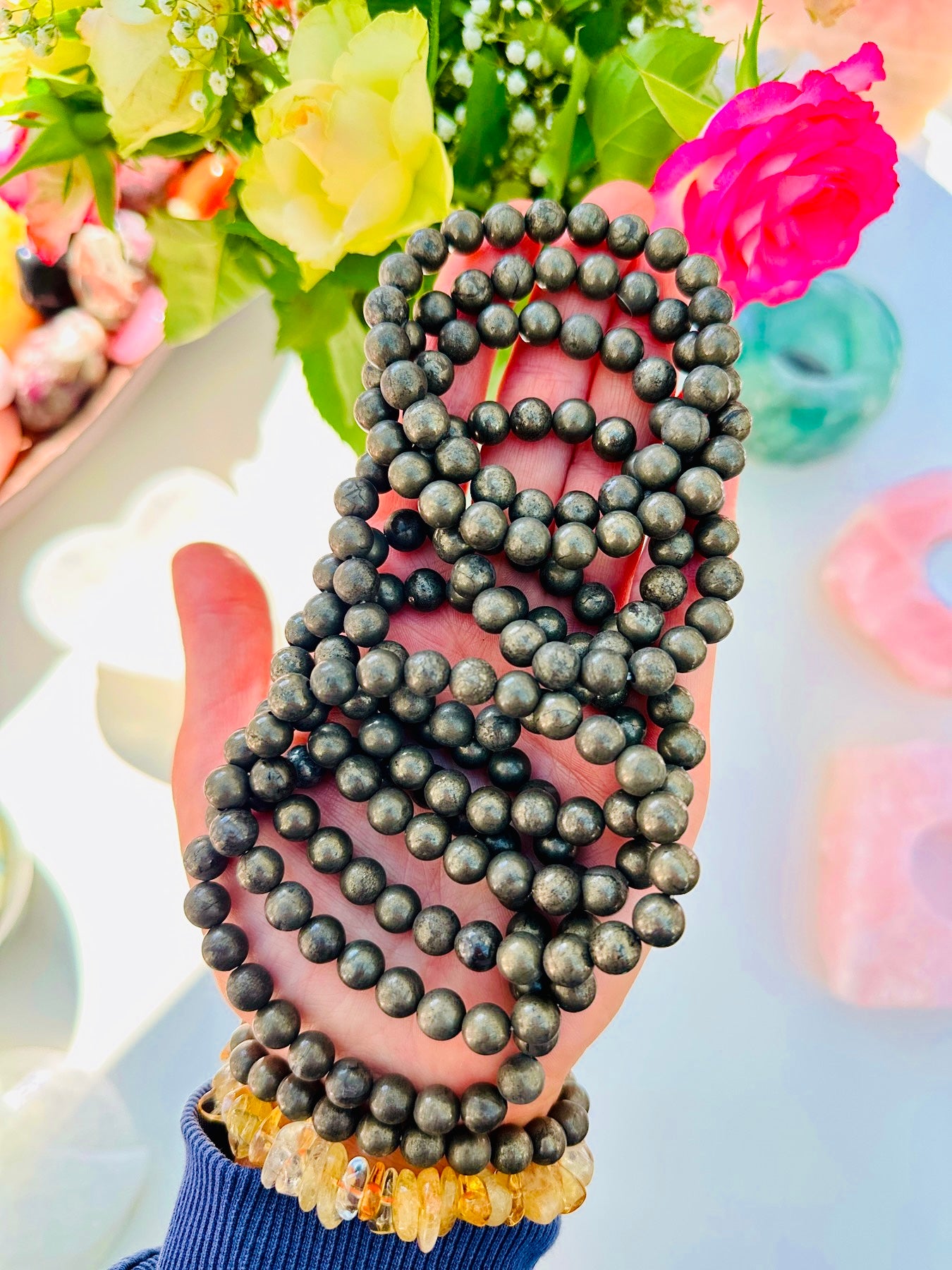 Pyrite Bracelets ๐ฟ๐งฒ๐ฐ๐ท๐ธ