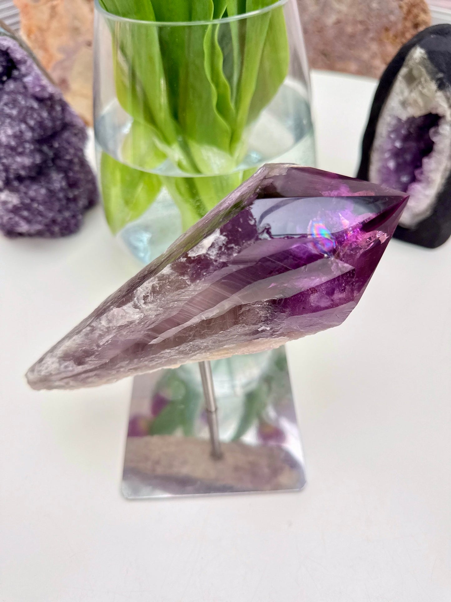 Amethyst Elestial Wand ๐ฎ๐ช(on stand)