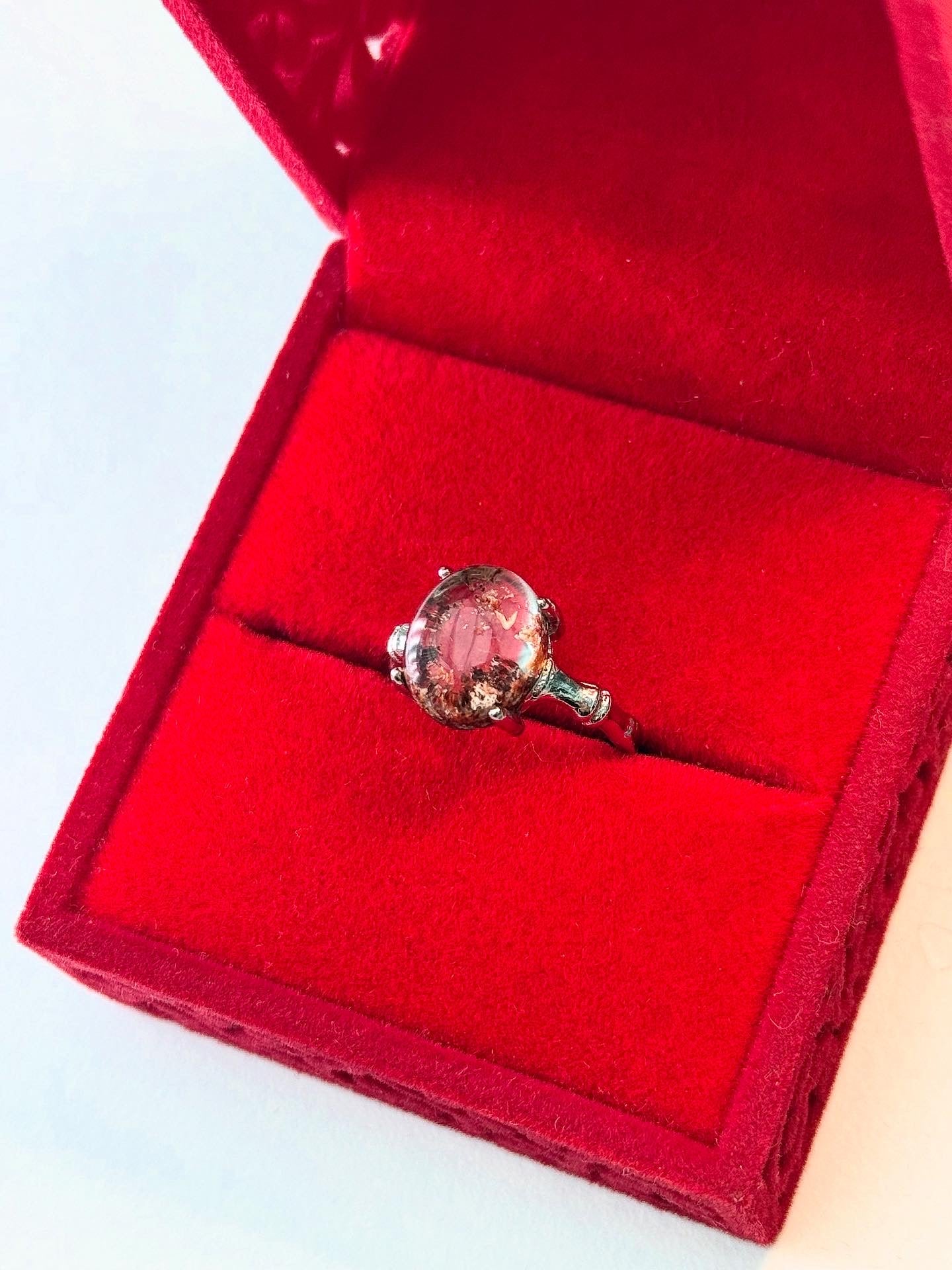Garden Quartz Ring ~ Adjustable ~ Silver Finish ๐๐ชด๐ฉ๐ปโ๐พ