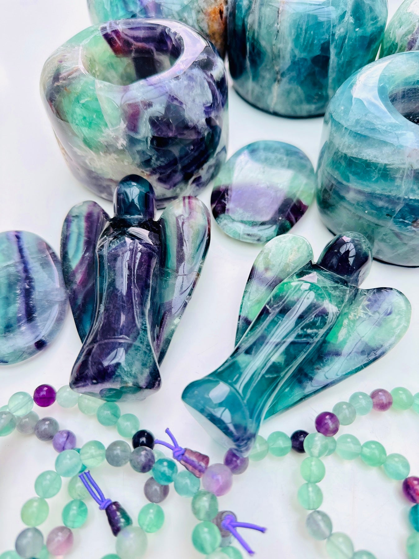 Angel ๐ผ๐ผ๐๐๐ Rainbow Fluorite ๐ฎ๐๐ผ๐ผ