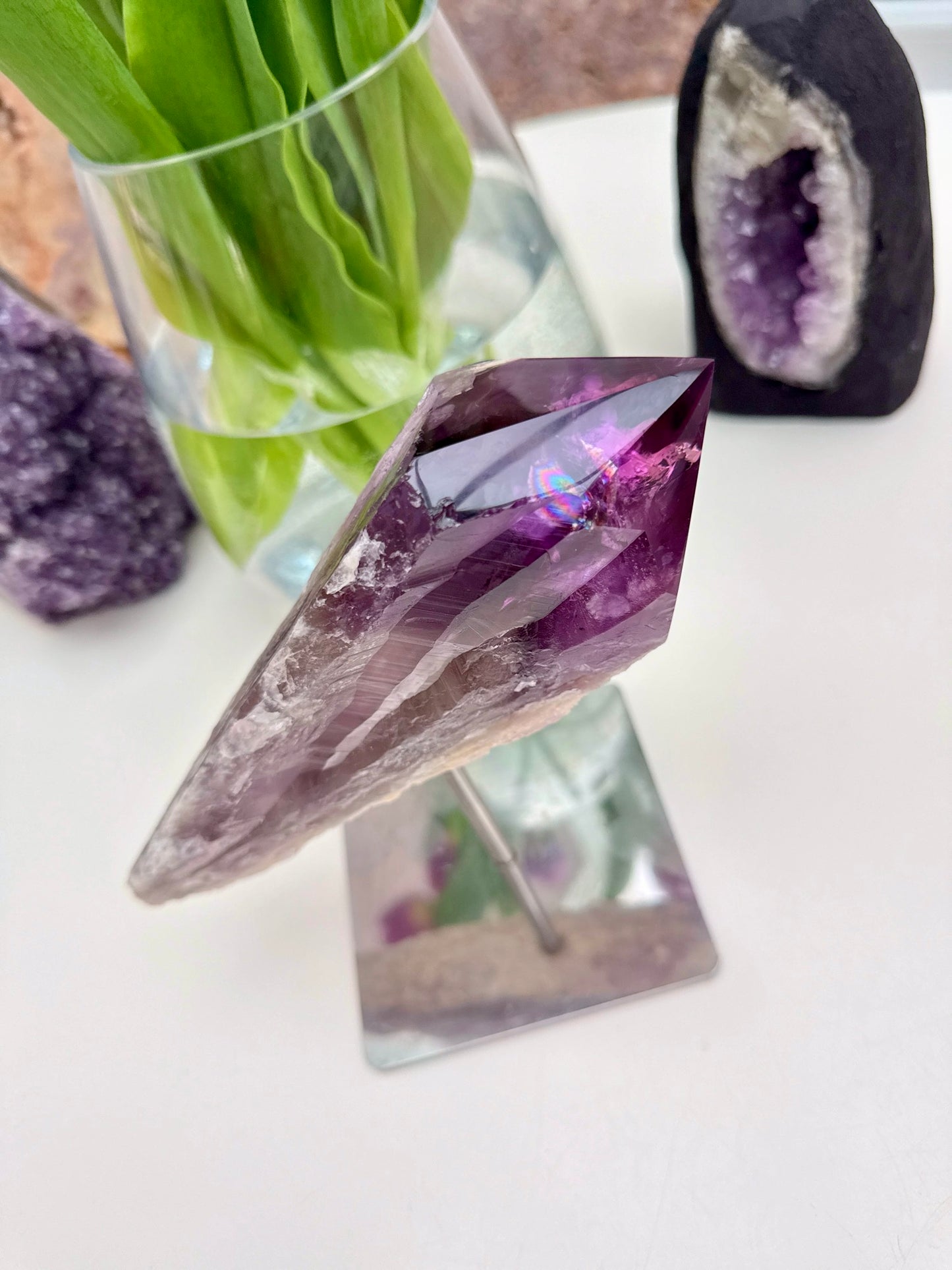 Amethyst Elestial Wand ๐ฎ๐ช(on stand)