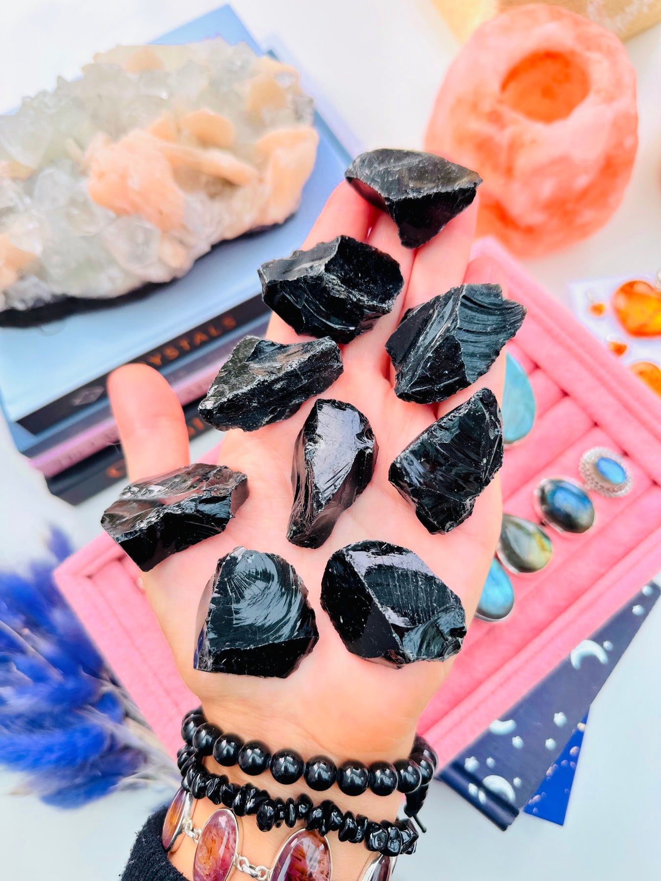 Natural Black Obsidian ðĪðŠðž