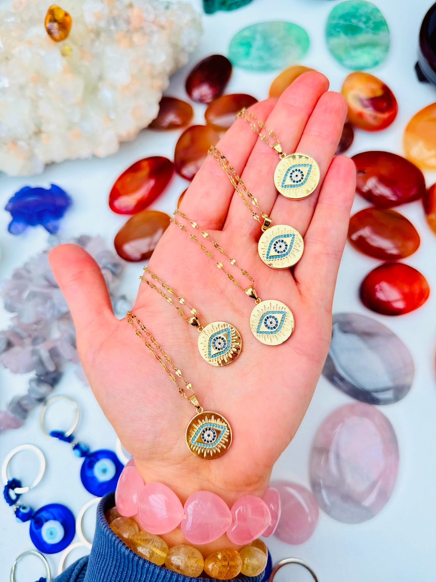 Golden Eye Necklace ๐๏ธโจ
