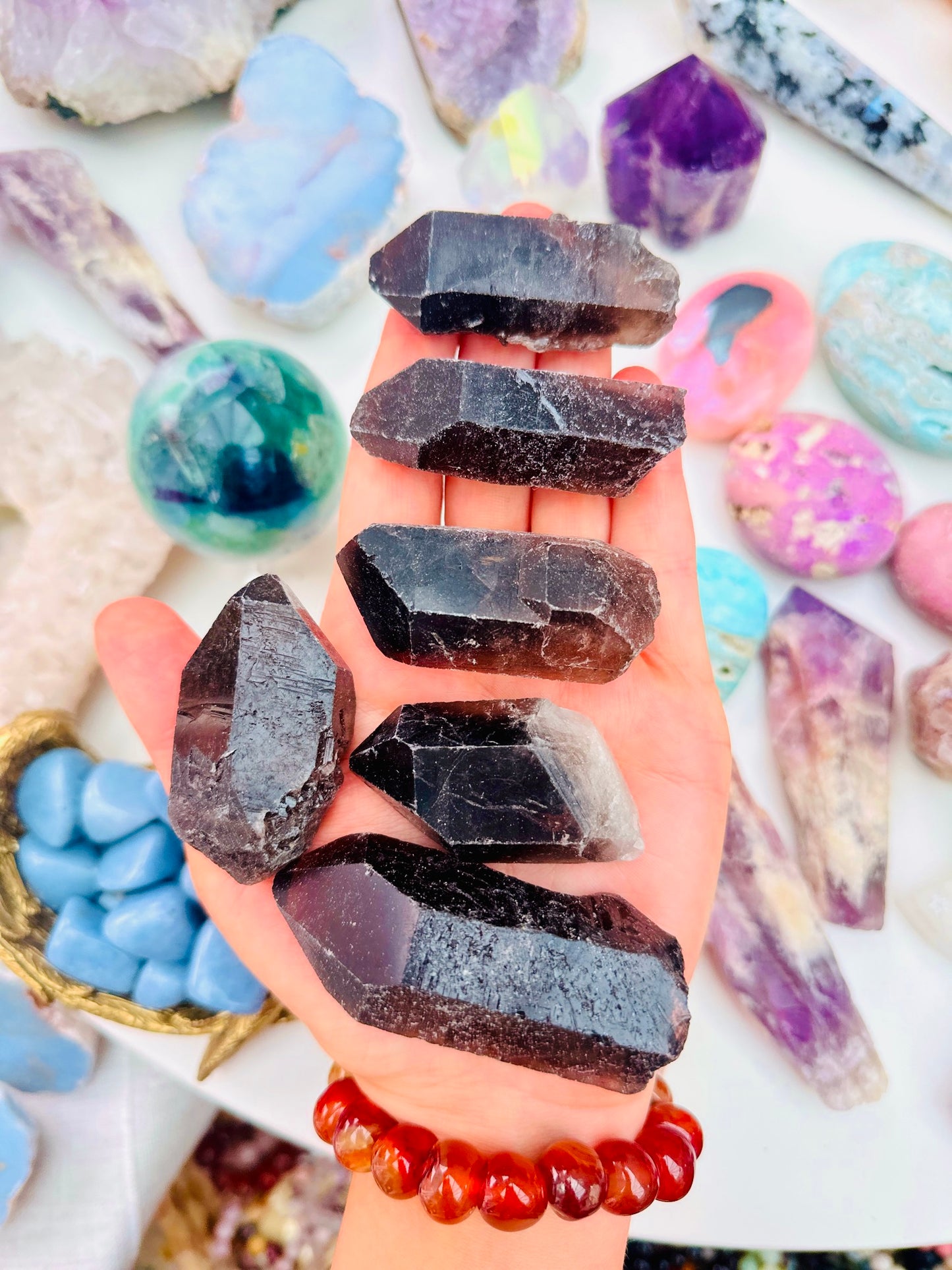 Smokey Quartz Natural Points