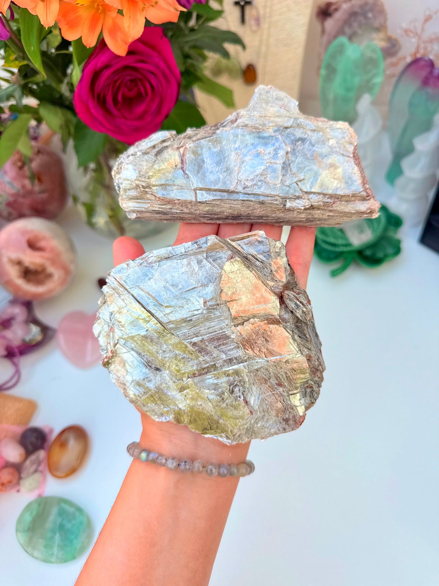 Golden Mica Specimens