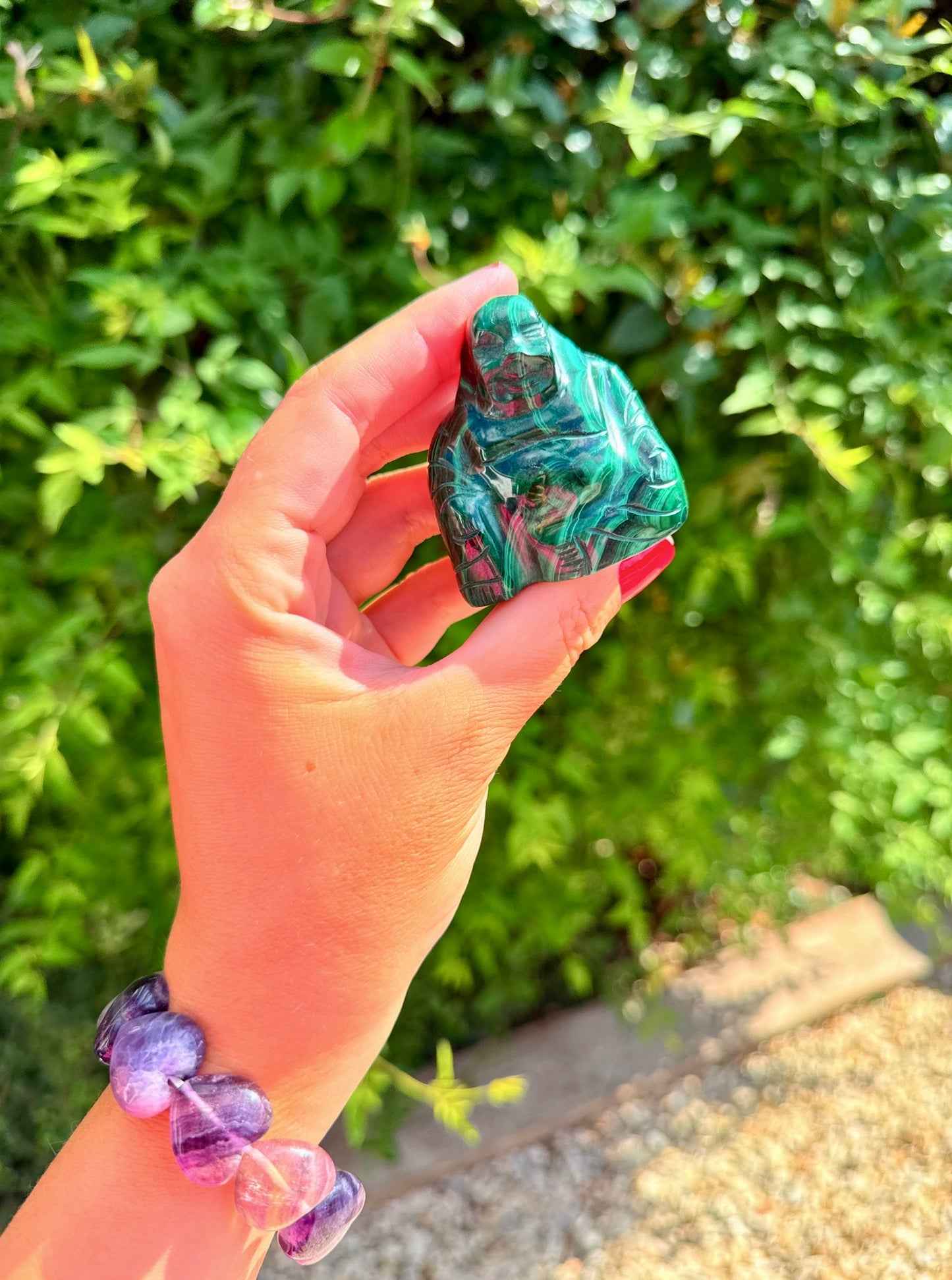 Malachite Buddha