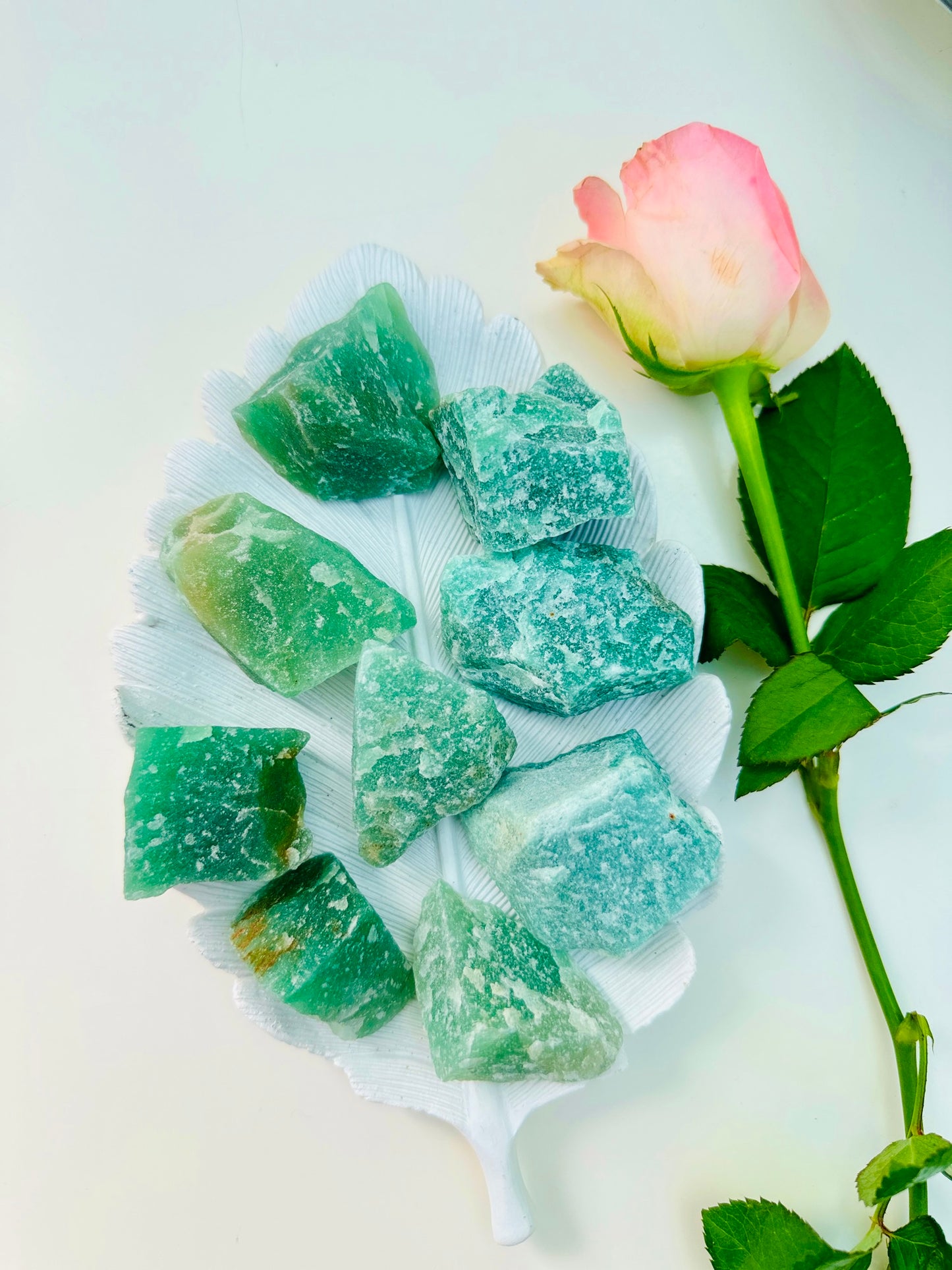 Green Aventurine Raw Natural Specimens