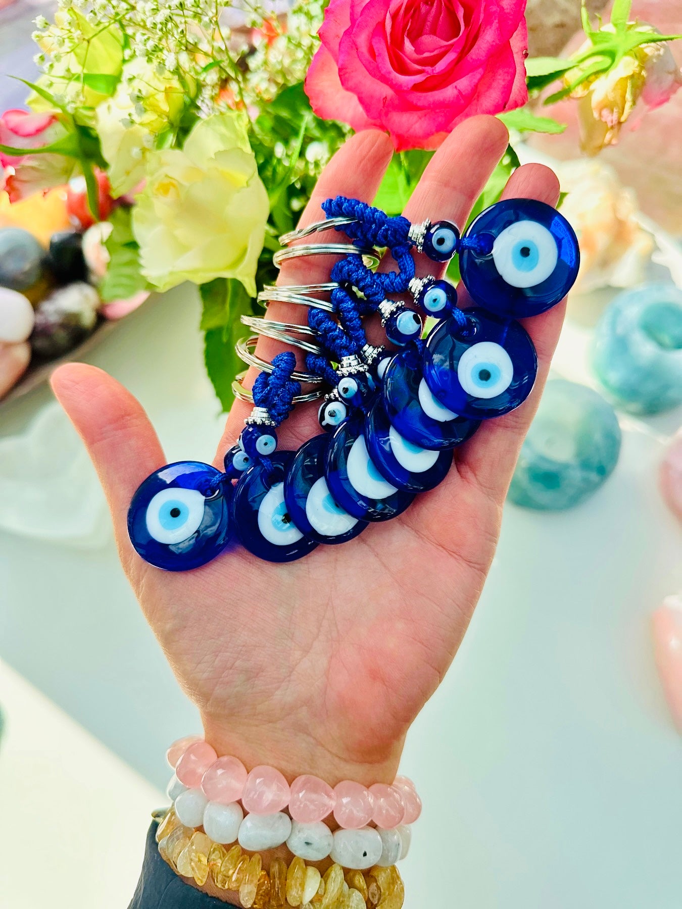 🧿 PROTECTIVE EYE 🧿 KEYRING 🔑🧿