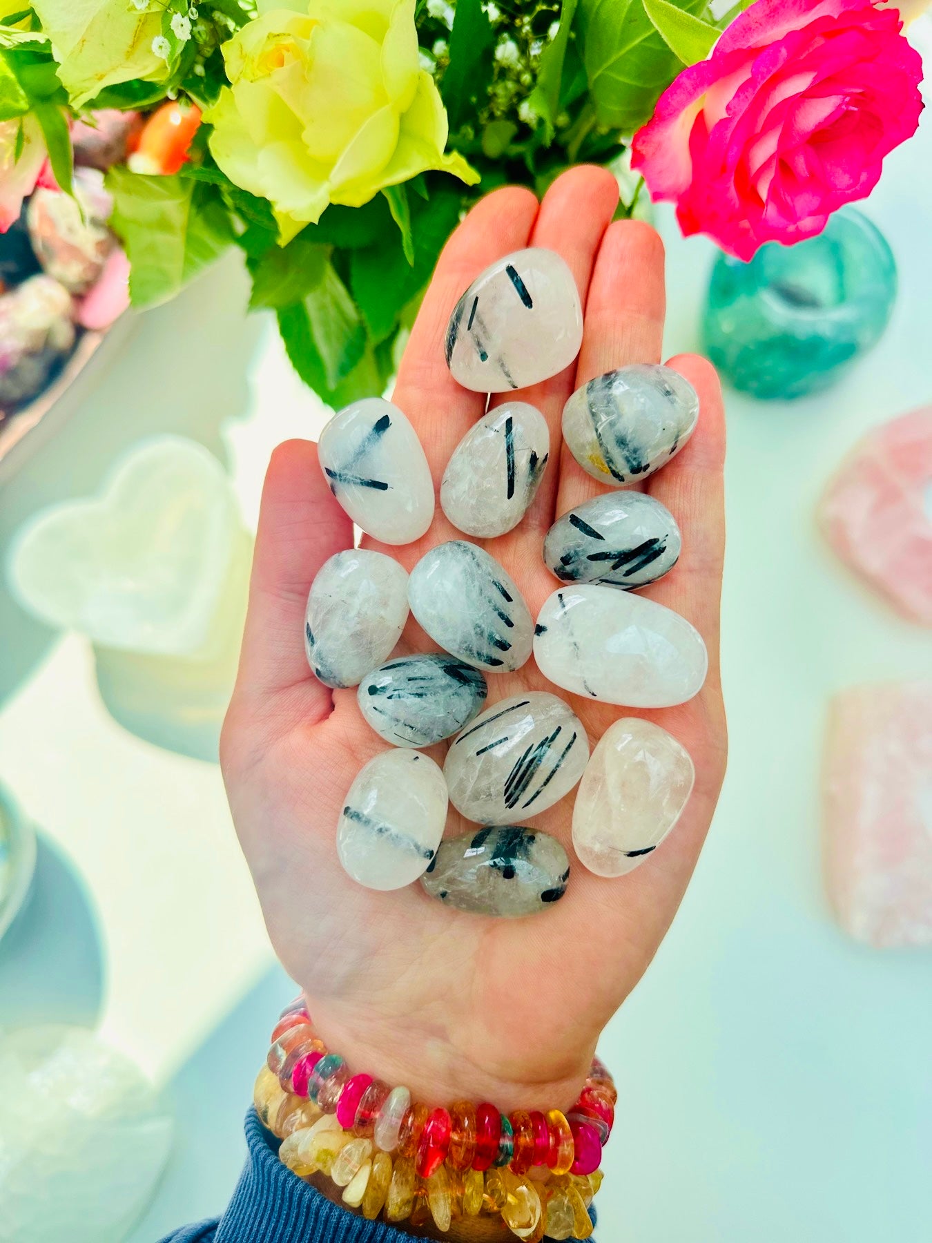 Tourmalated Quartz Crystals ๐ฎ๐ค๐ค