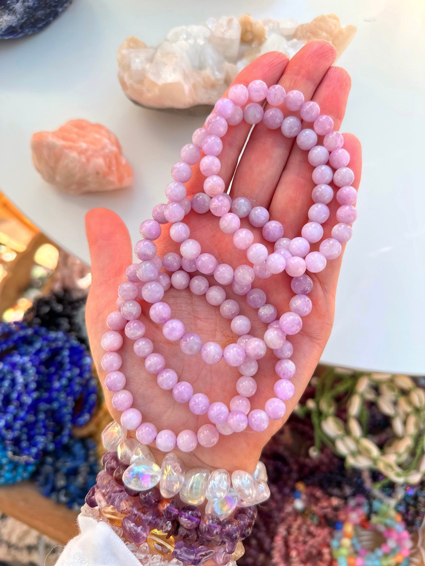 Kunzite Bead Bracelets ๐ฟ๐๐ฎ๐