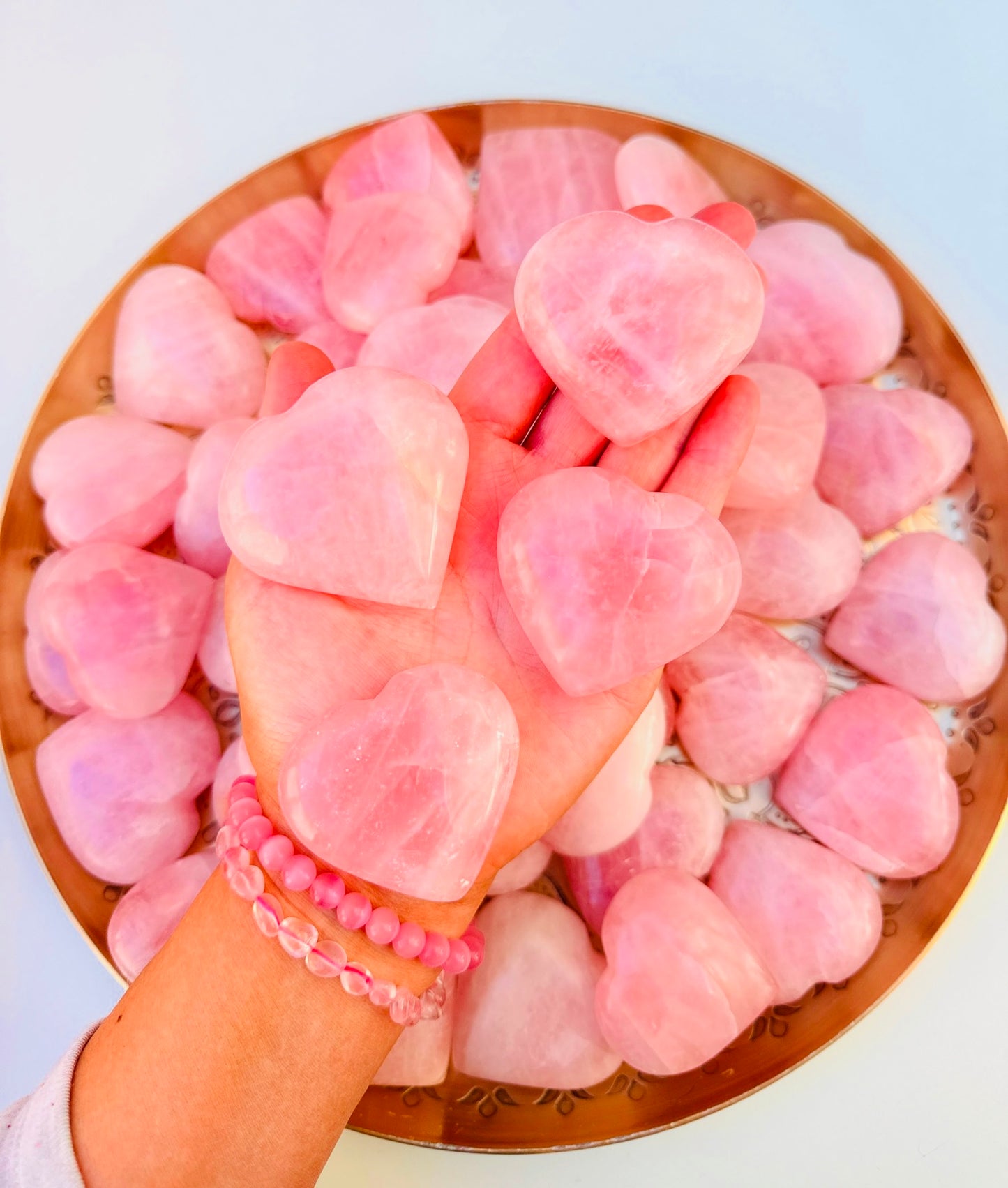Rose Quartz Hearts 💕💝