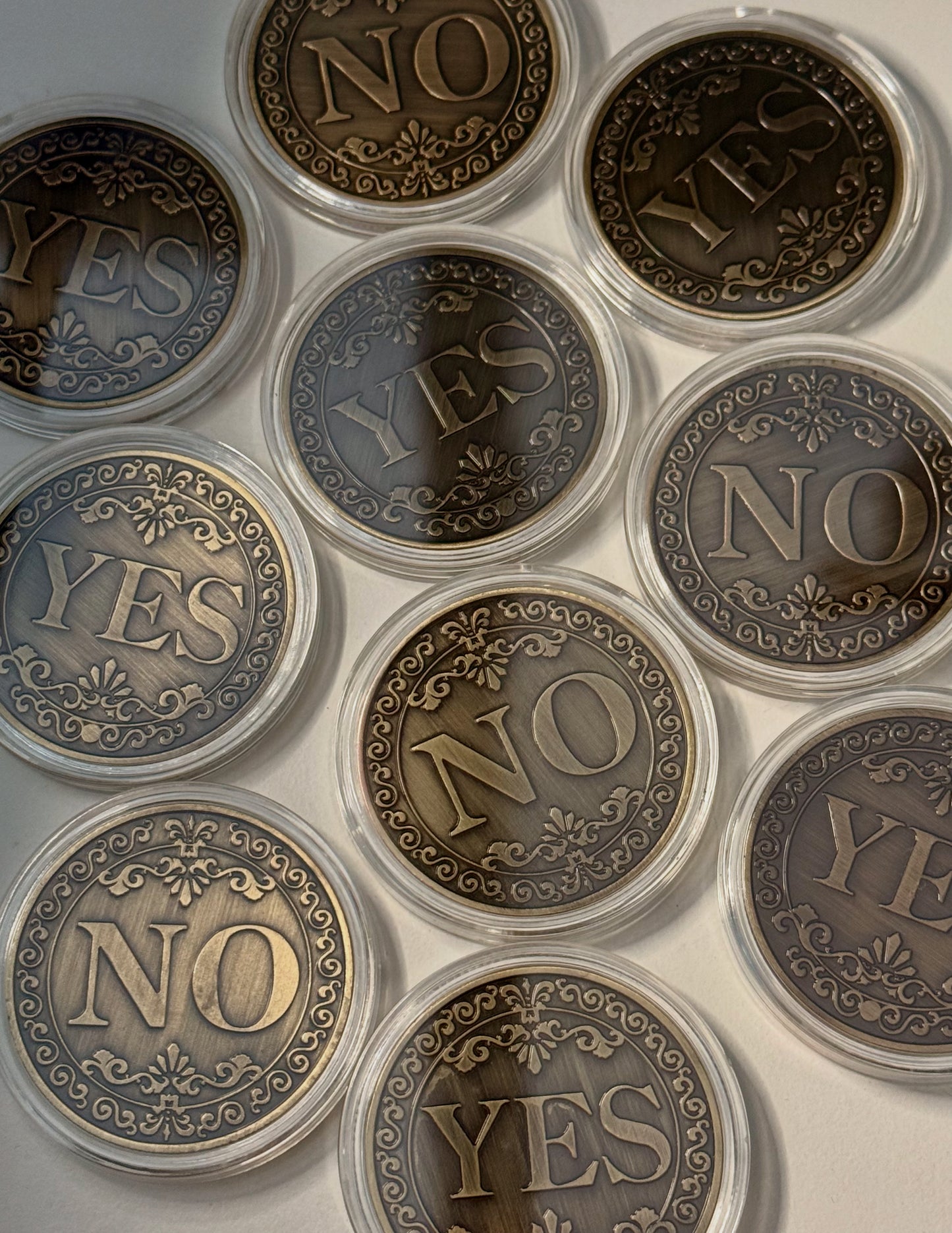 YES / NO Large Manifestation Coins 🔮✨