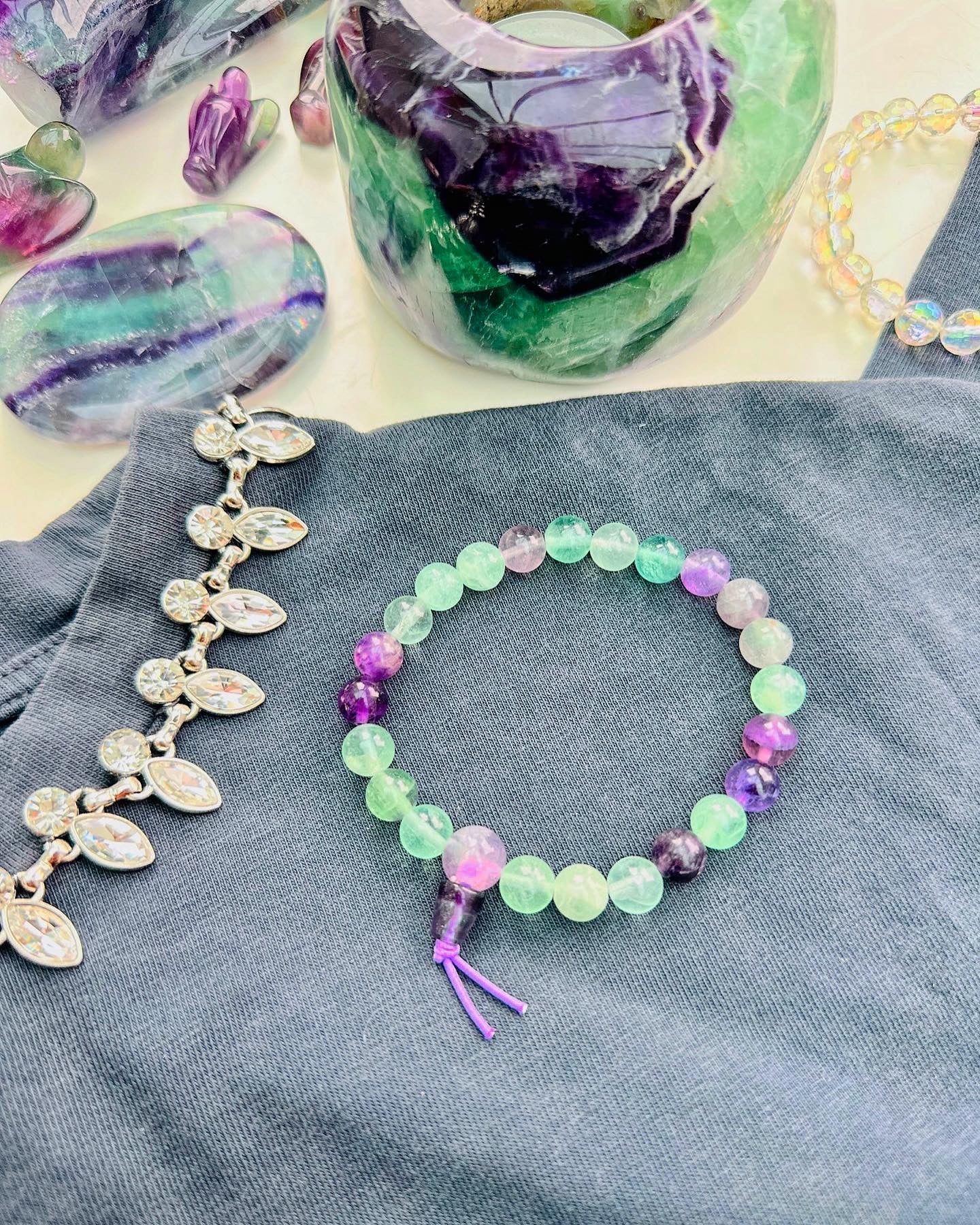 Rainbow Fluorite powerbeads ๐ฟ๐