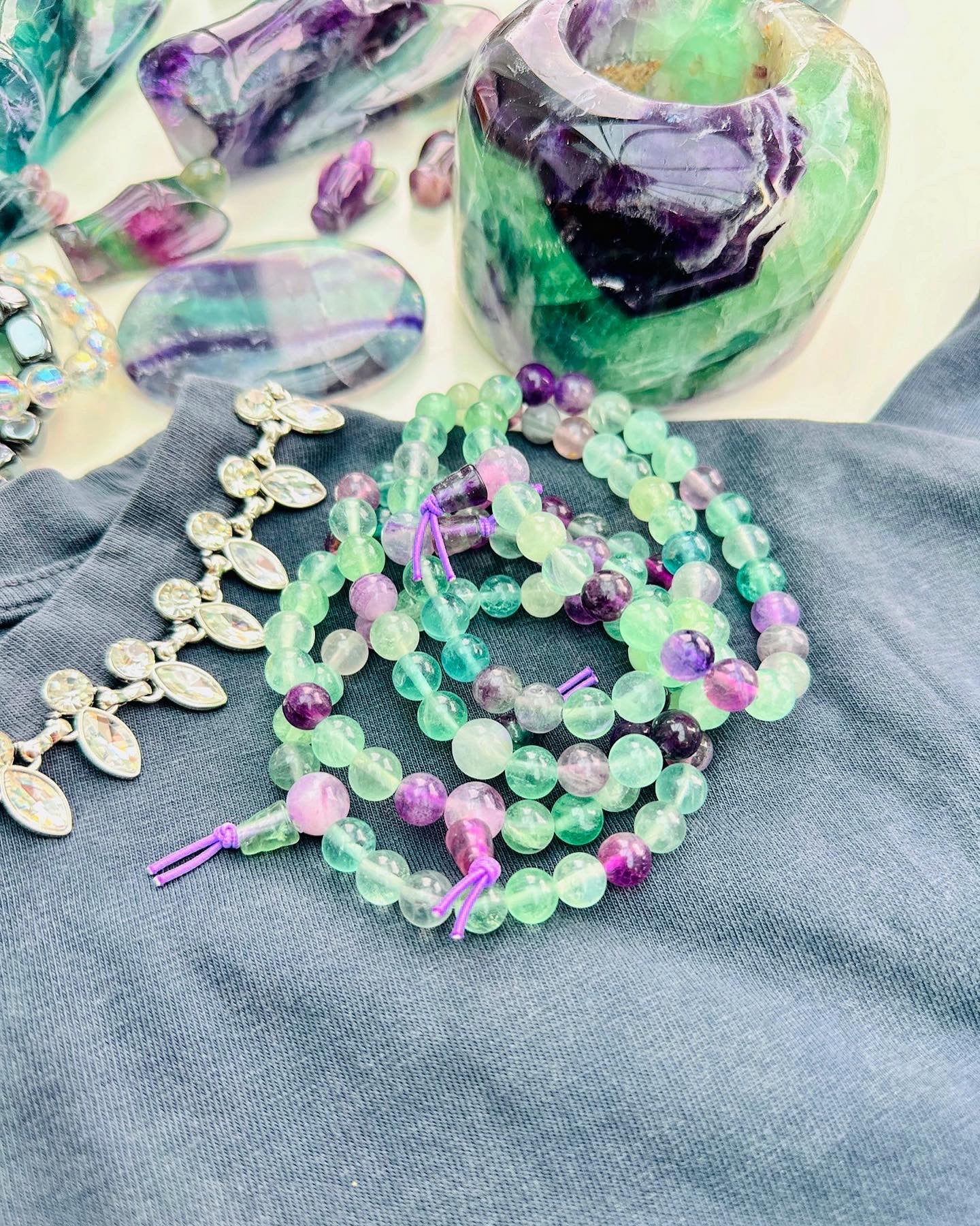 Rainbow Fluorite powerbeads ๐ฟ๐