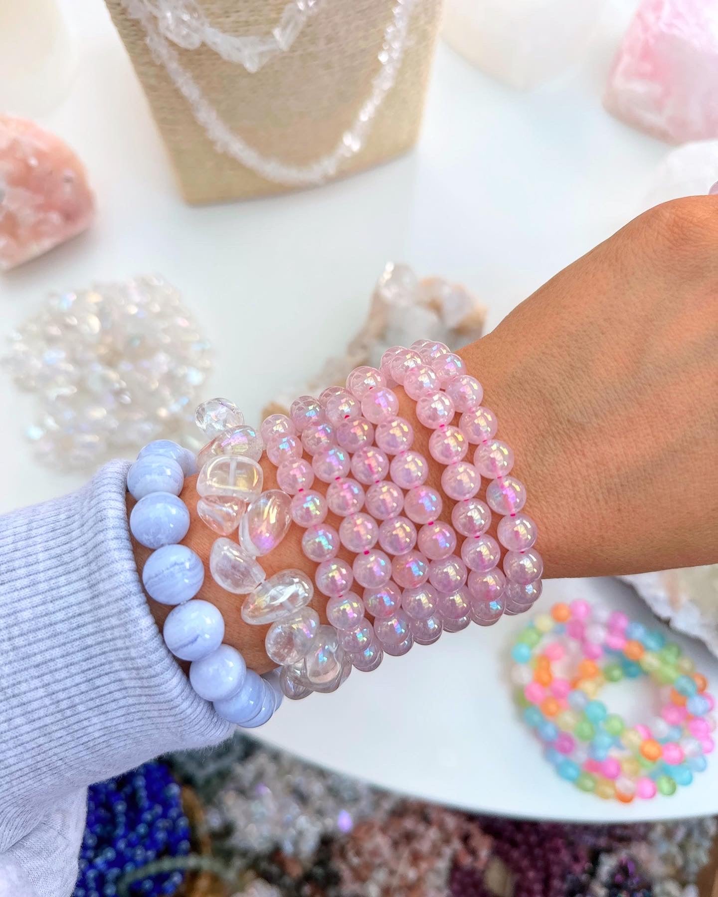 Rose Aura Quartz ๐๐ผ๐ผ