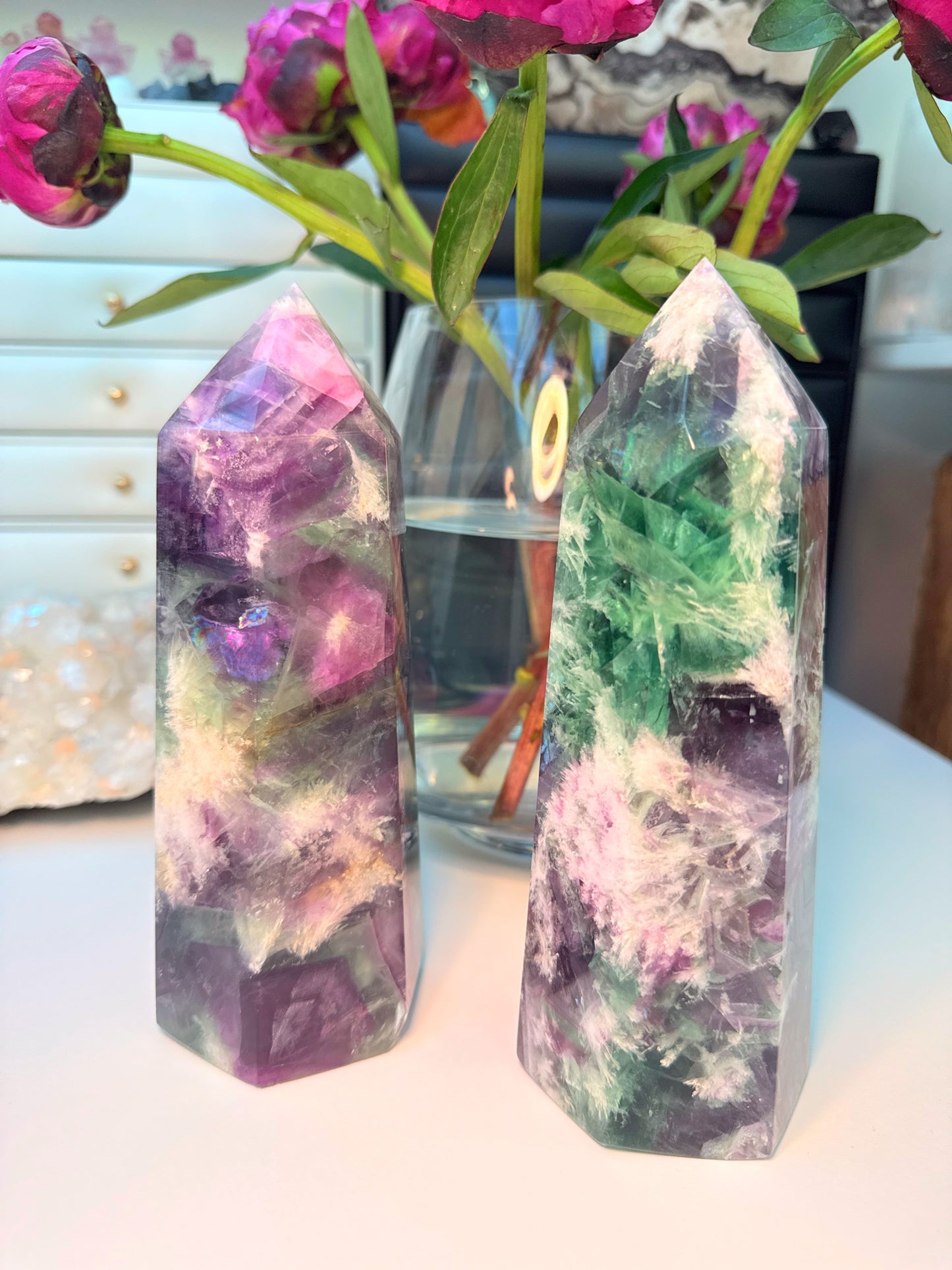 Feather Fluorite Tower ๐๐ฎ๐ชฝ๐ผ๐ผ
