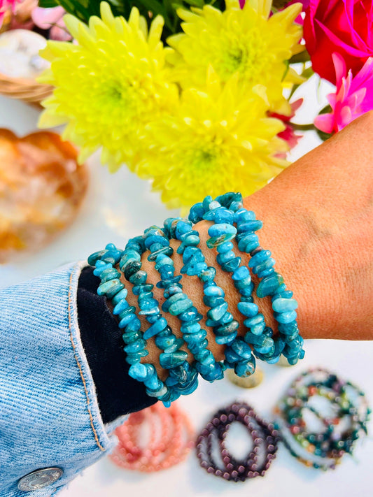 Apatite Crystal Bracelets ๐๐๐ผ