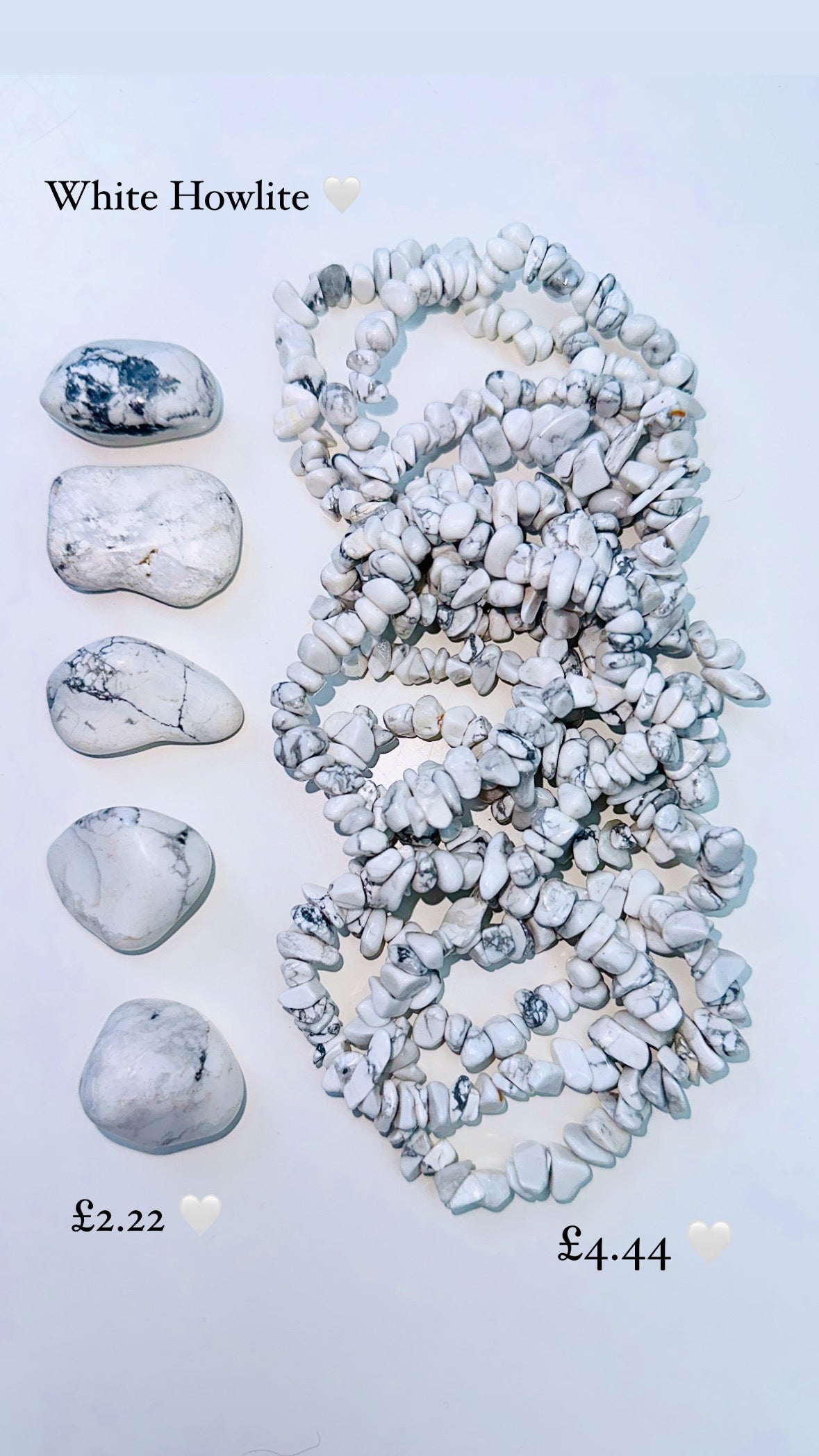 White Howlite Bracelets