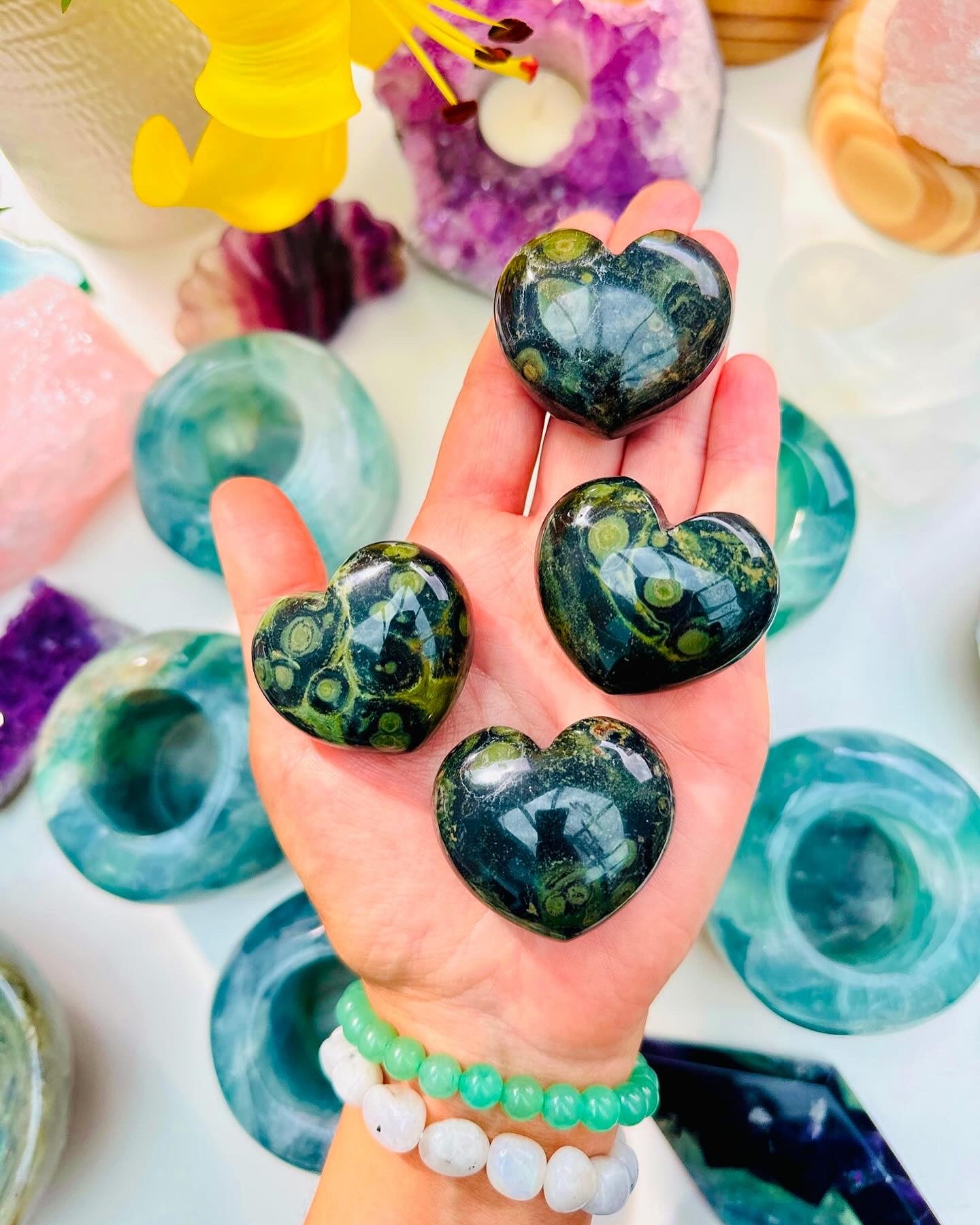 Kambaba Jasper Hearts ๐๐ค