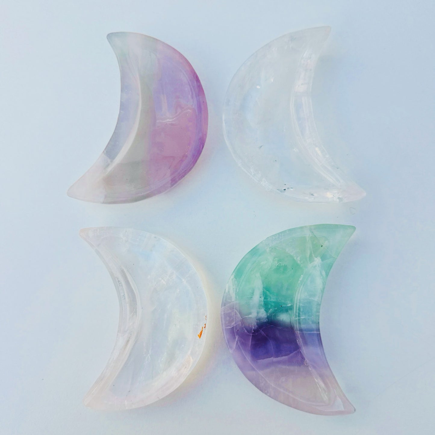 Quartz Crescent Moon Dish ๐๐