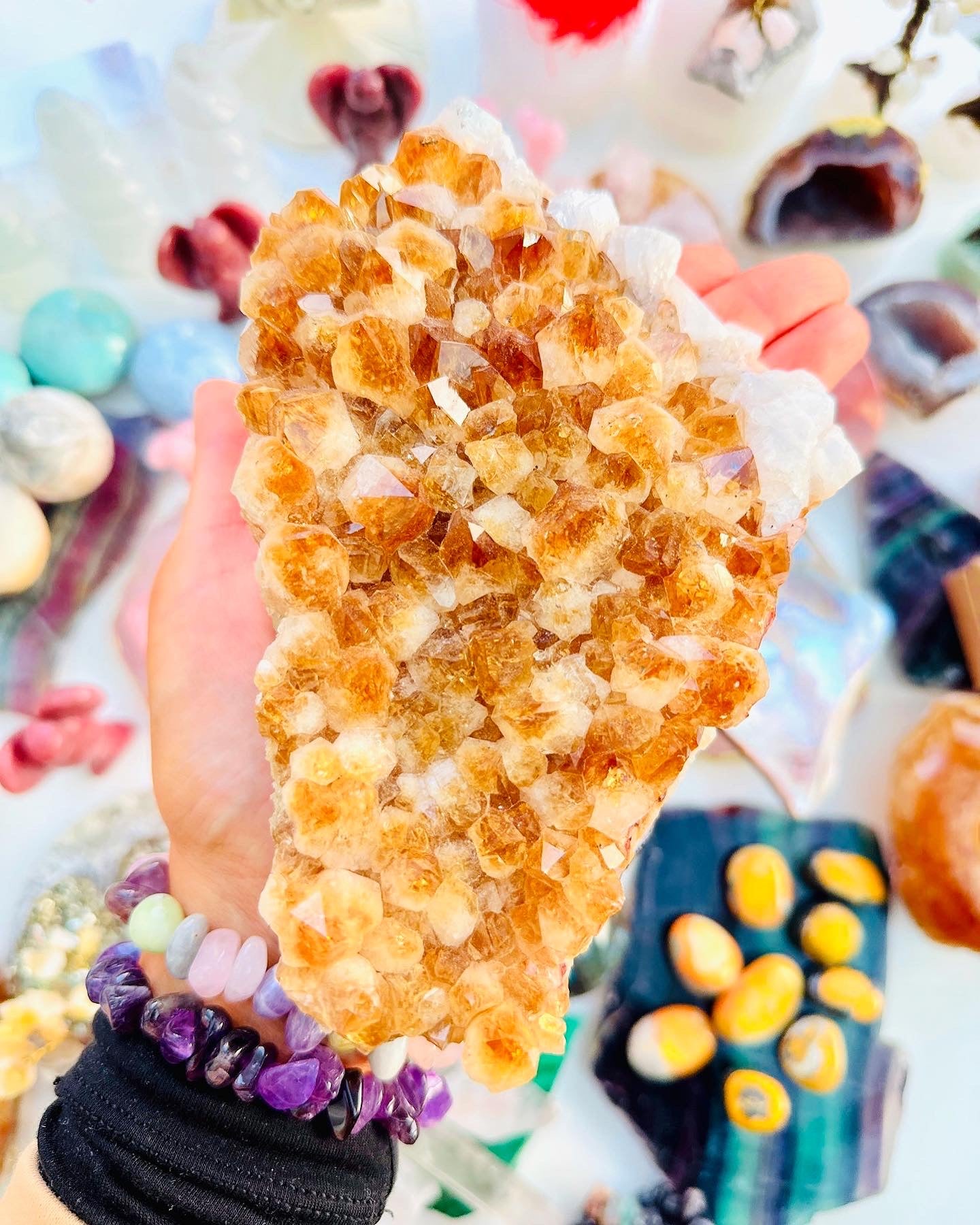 Citrine Druze Specimen