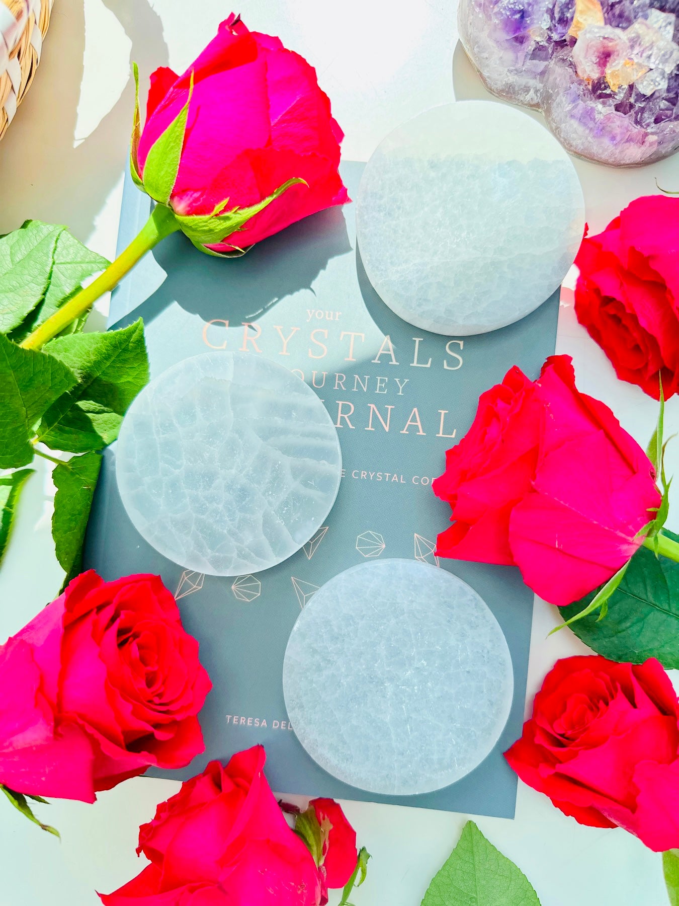 Selenite Charging Discs ⚪️