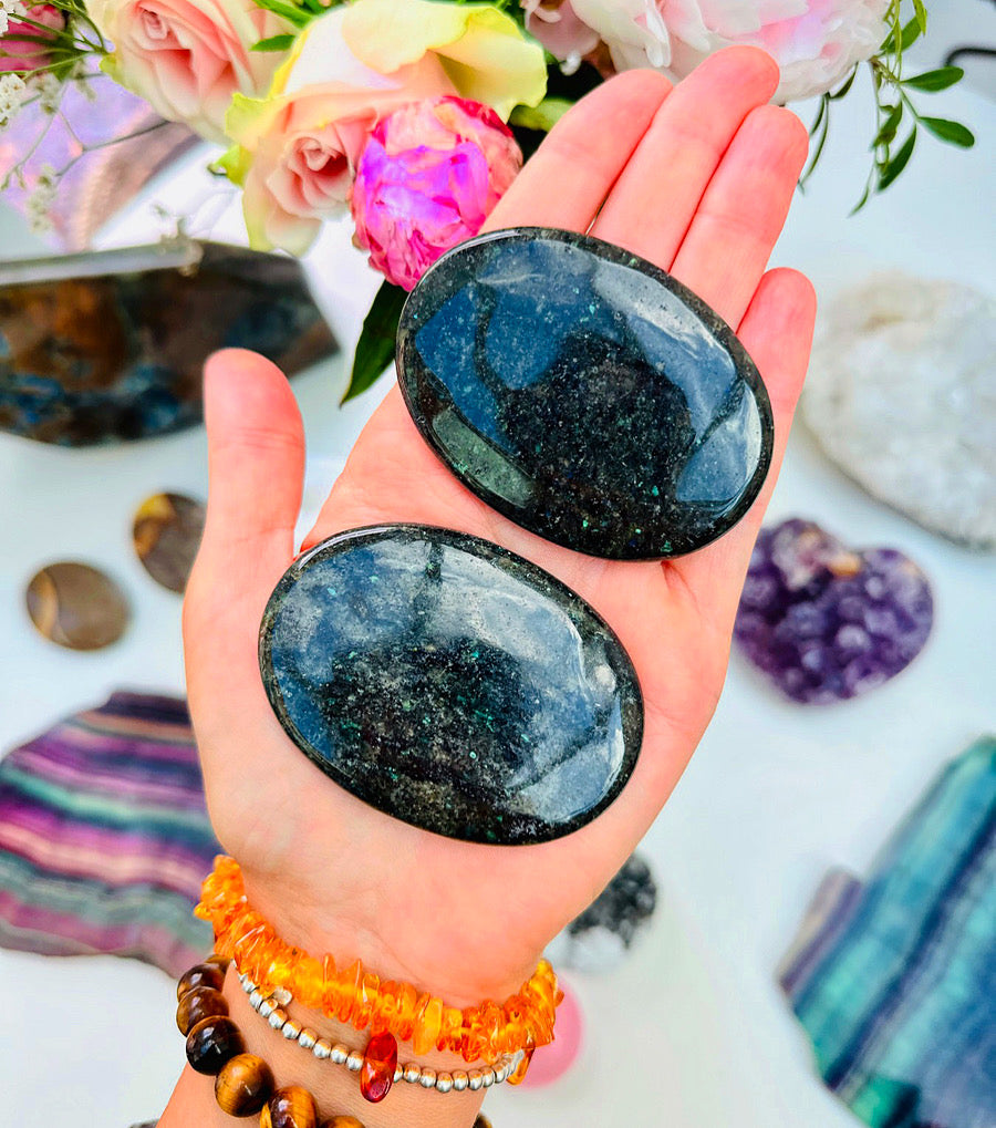 Galaxite Palm Stones