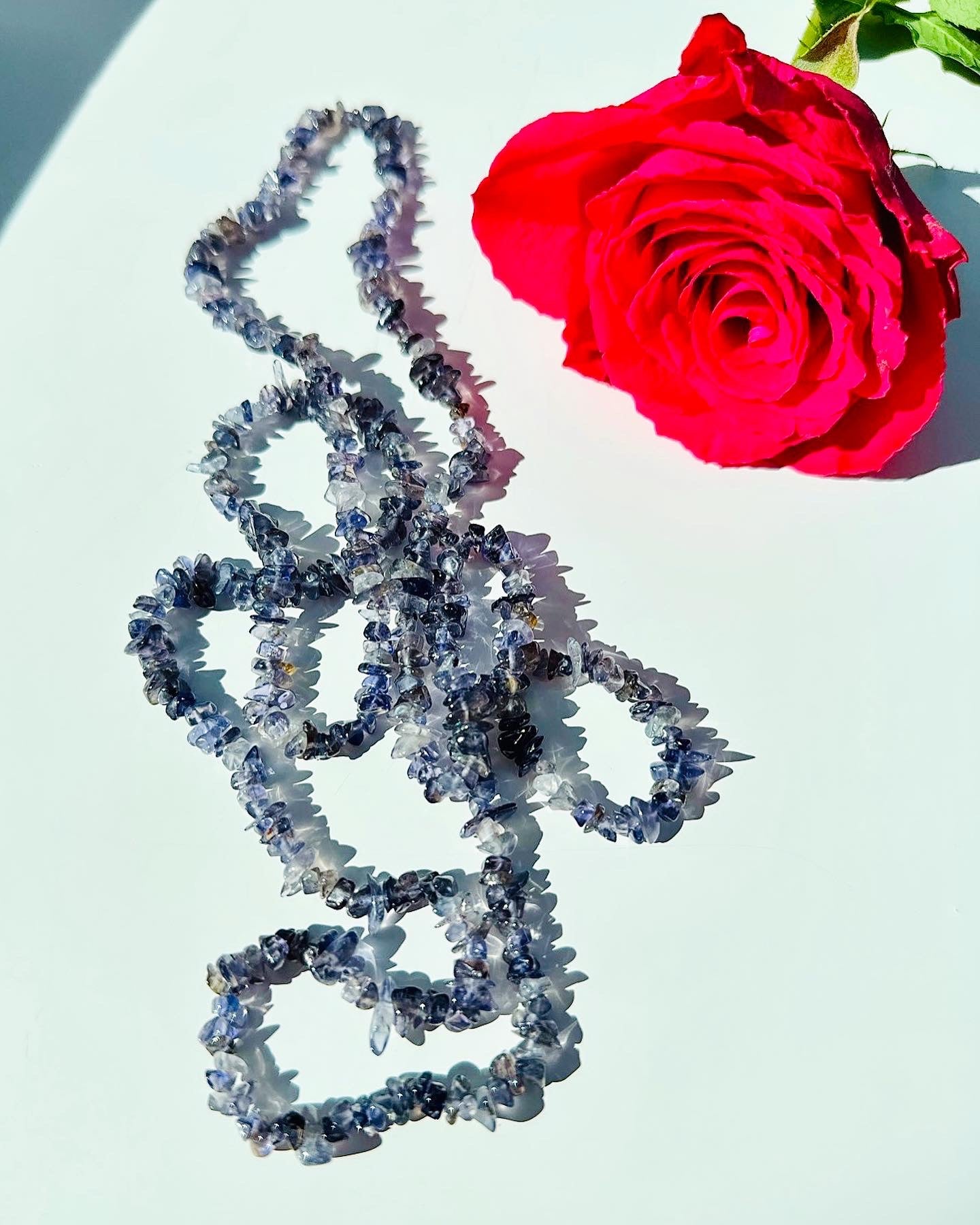 Iolite Crystal Necklace ๐