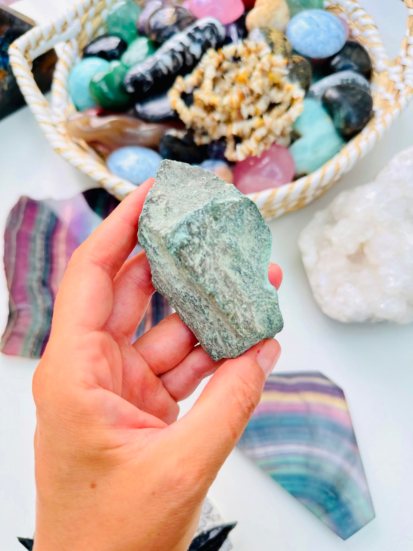 Green Aventurine Raw Natural Specimens