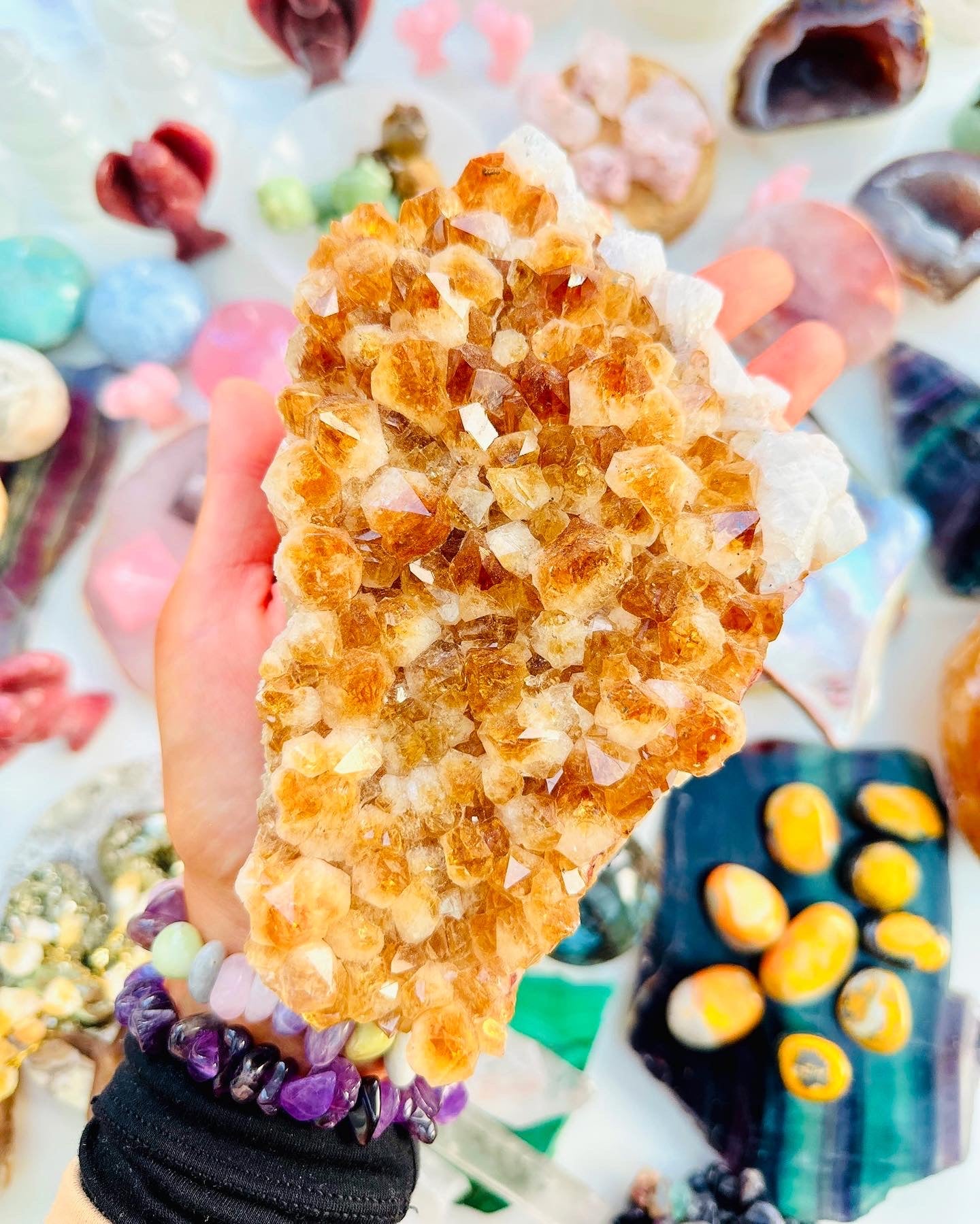 Citrine Druze Specimen