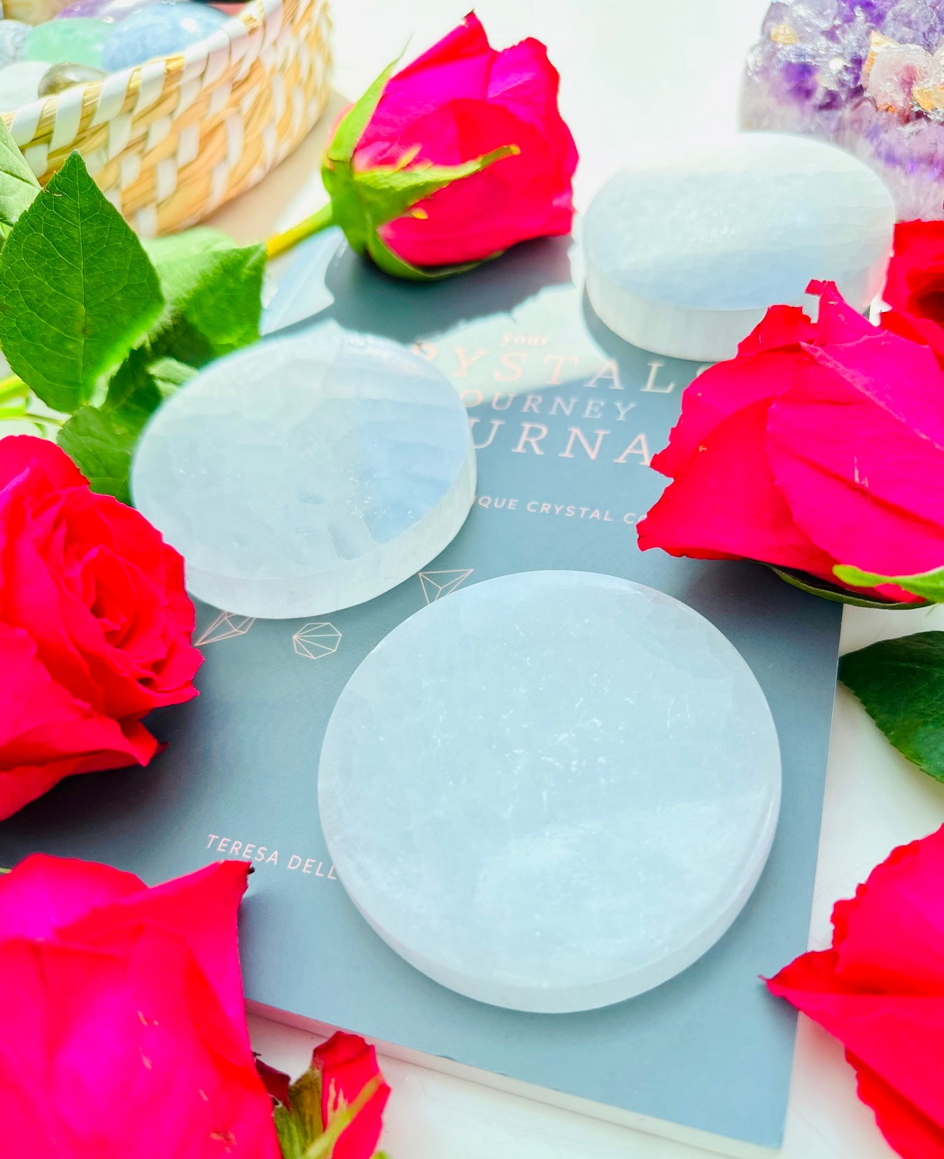 Selenite Charging Discs ⚪️