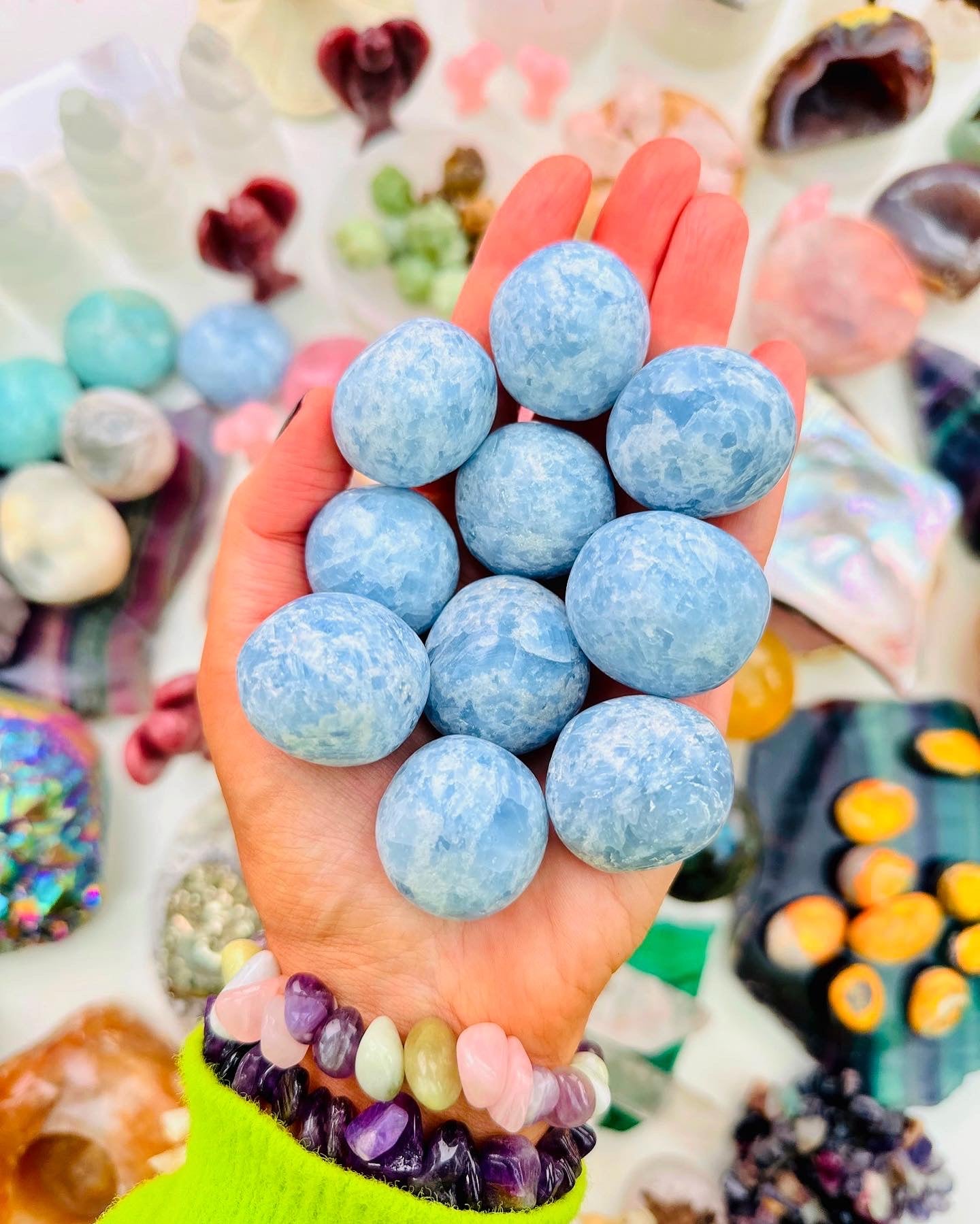 Blue Calcite Jumbos