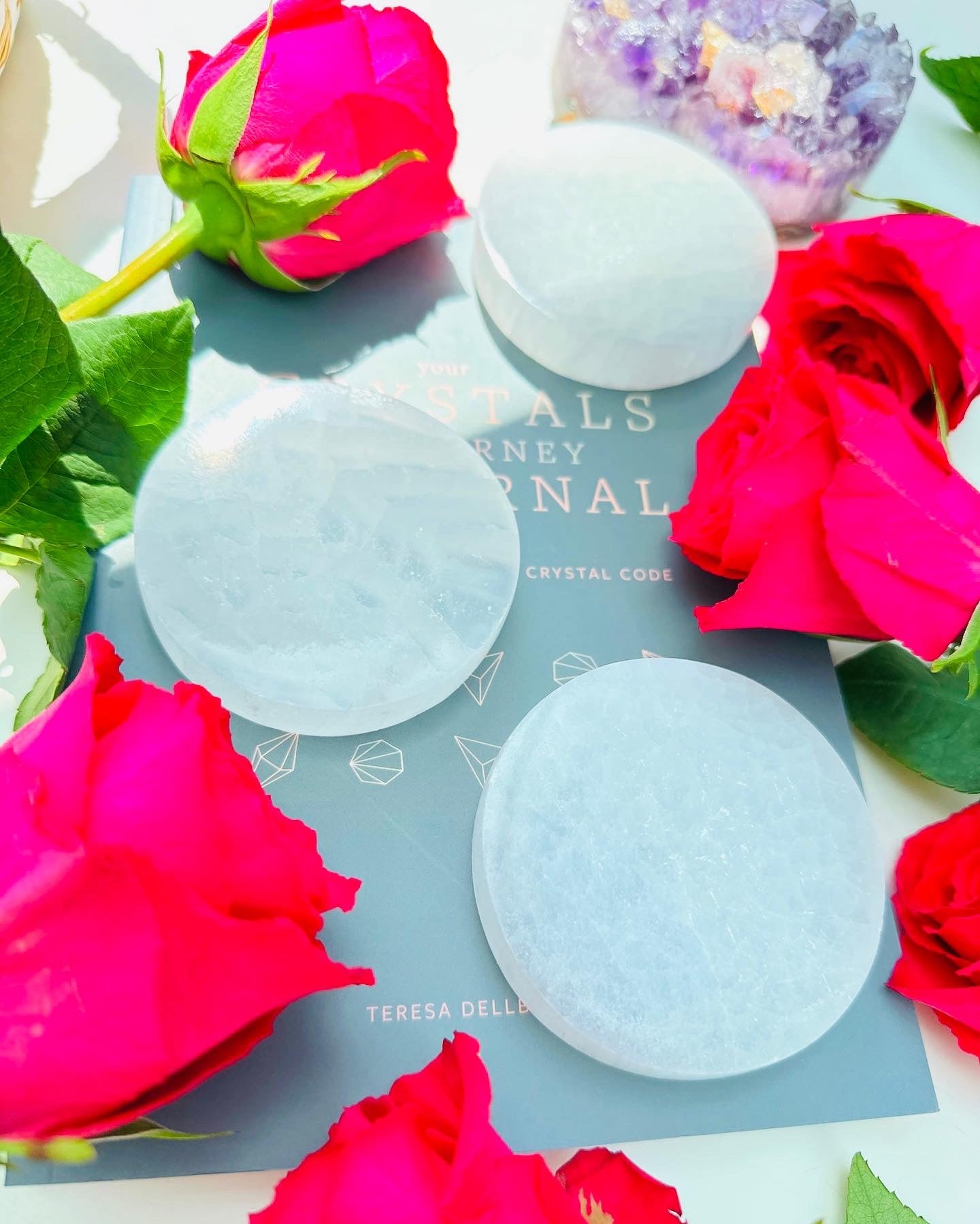 Selenite Charging Discs ⚪️