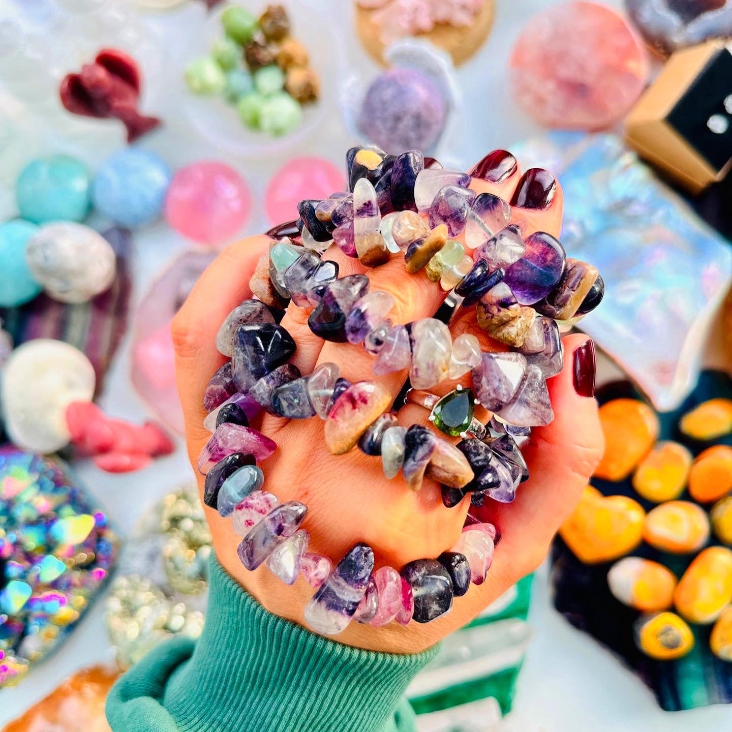 Indigo Fluorite Juicy Bracelets