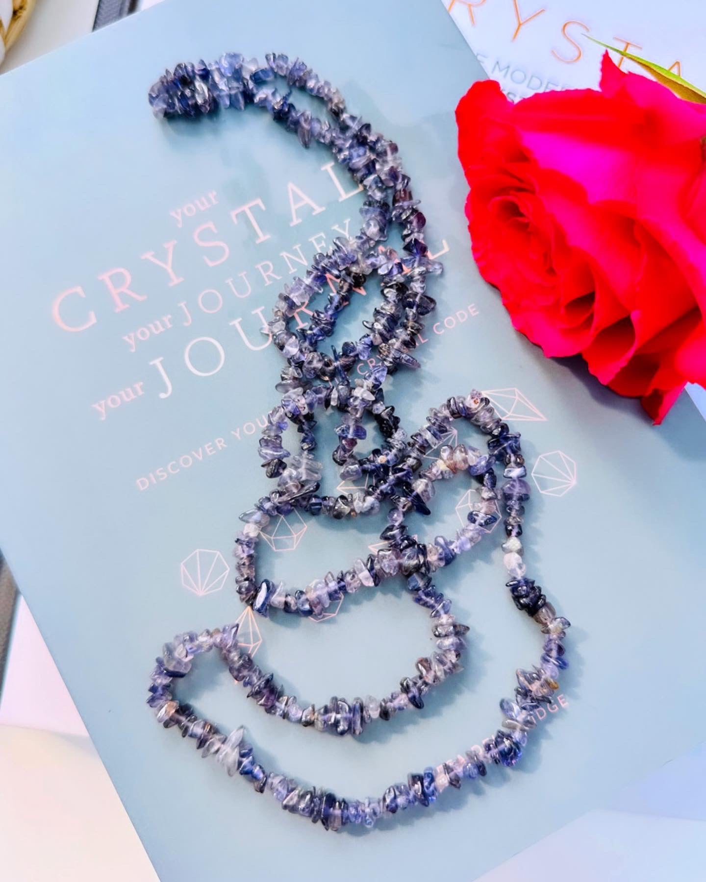 Iolite Crystal Necklace ๐