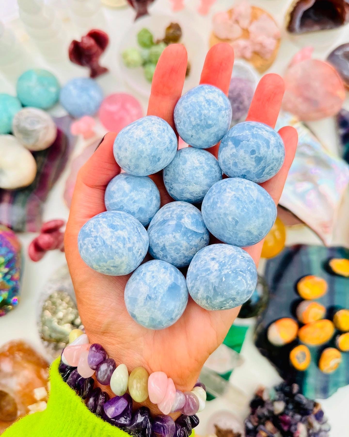 Blue Calcite Jumbos