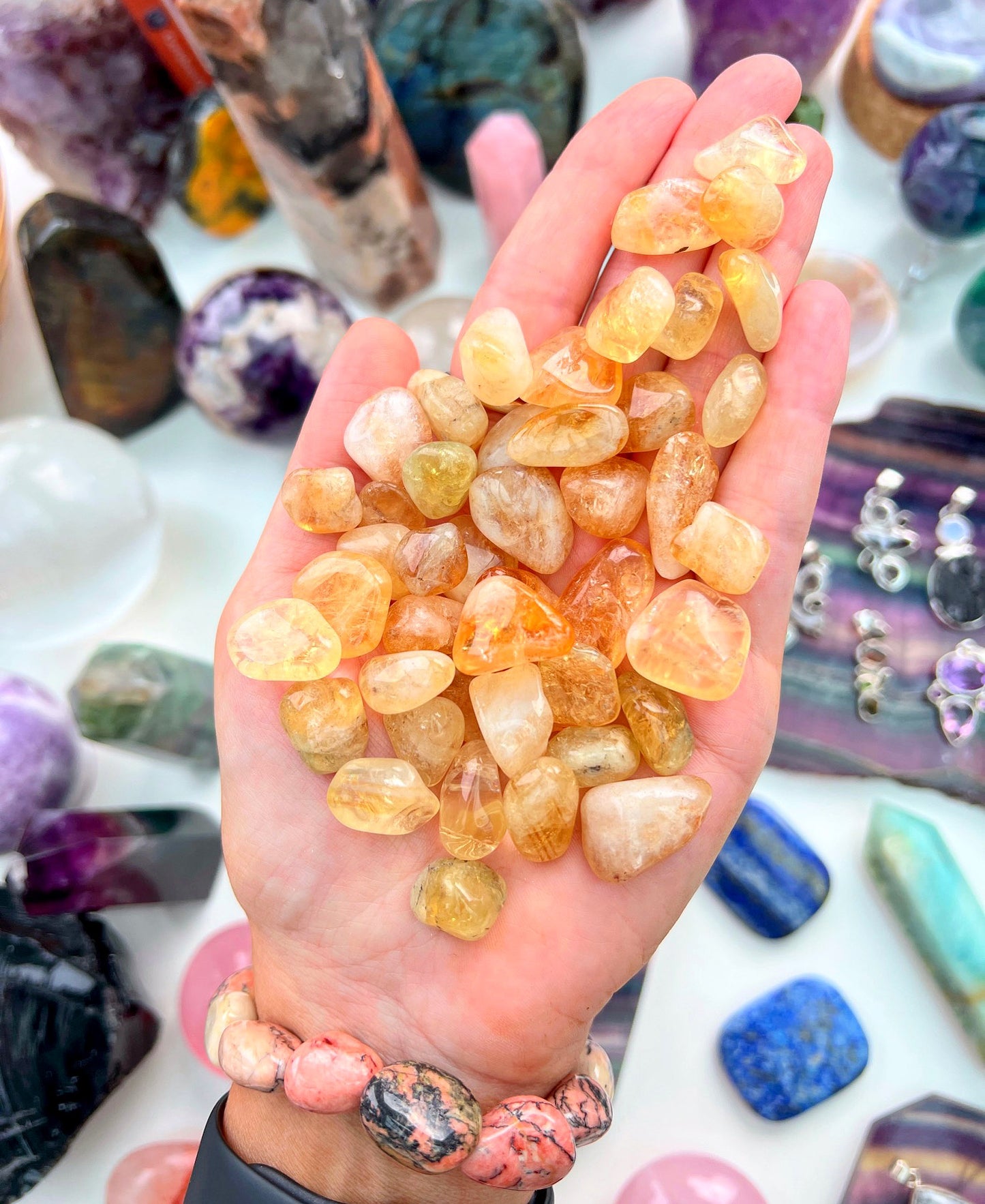 Citrine Purse Crystals
