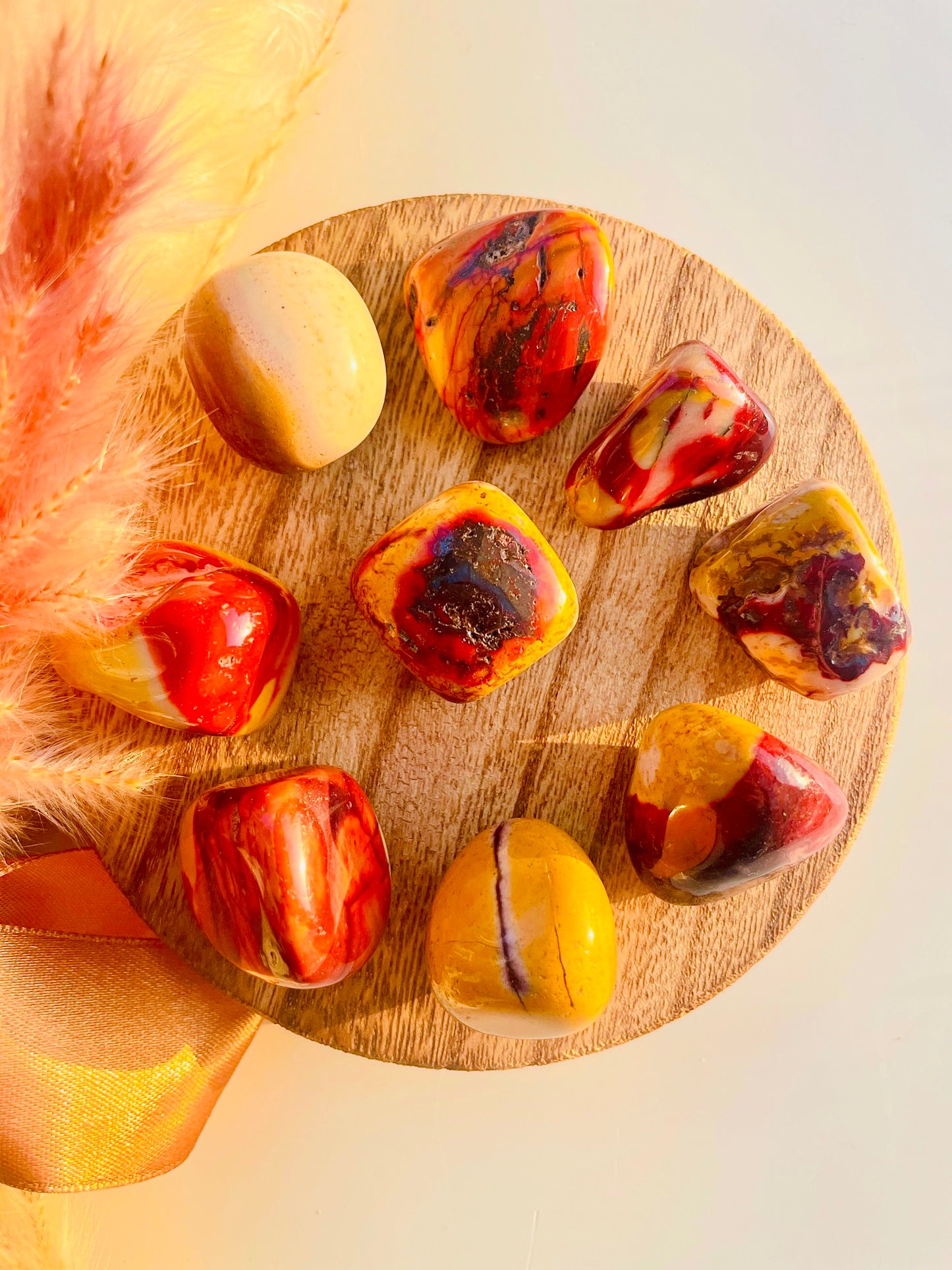 Mookaite Jasper Crystals โค๏ธ๐ค๐