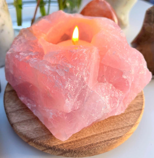 Rose Quartz T light šÆš¹šā¤ļø