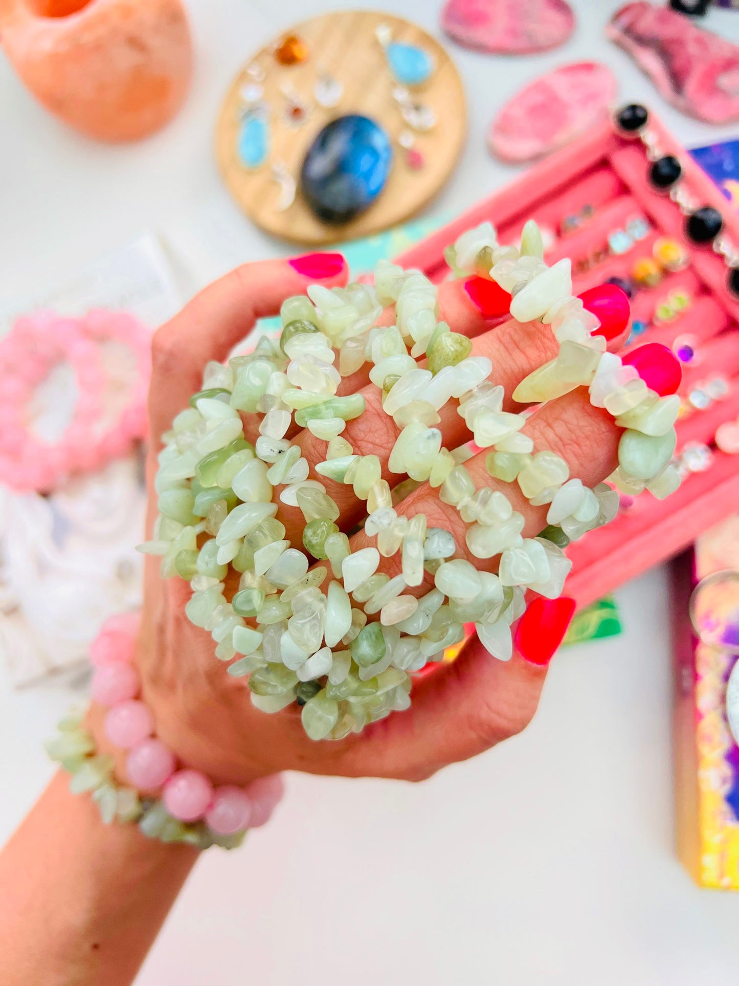 New Jade Crystal Bracelets 🍀🍃💚