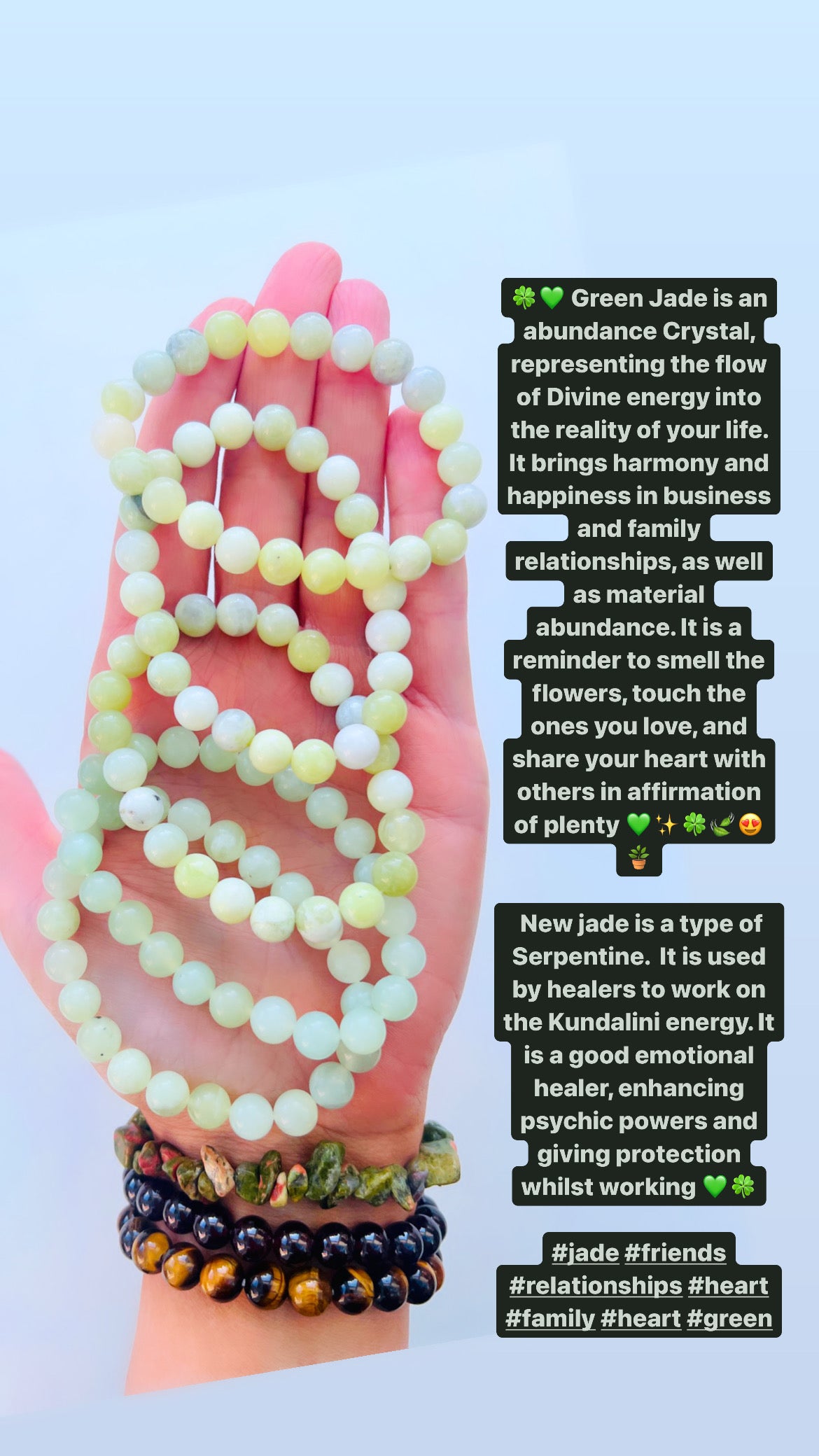 Jade Powerbead Bracelets