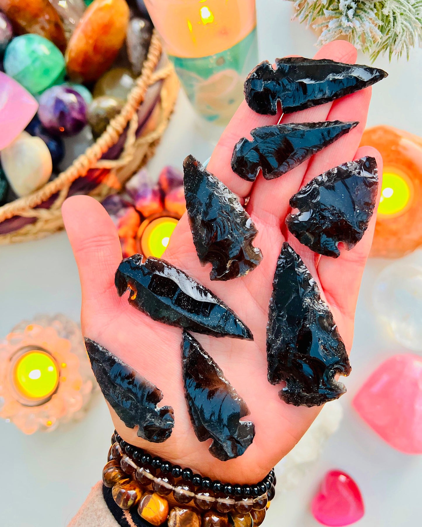 Black Obsidian Arrowheads ðĪð