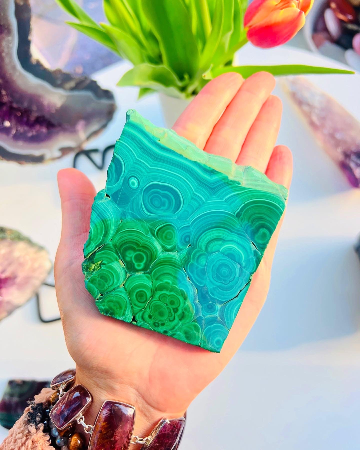 Malachite Slice