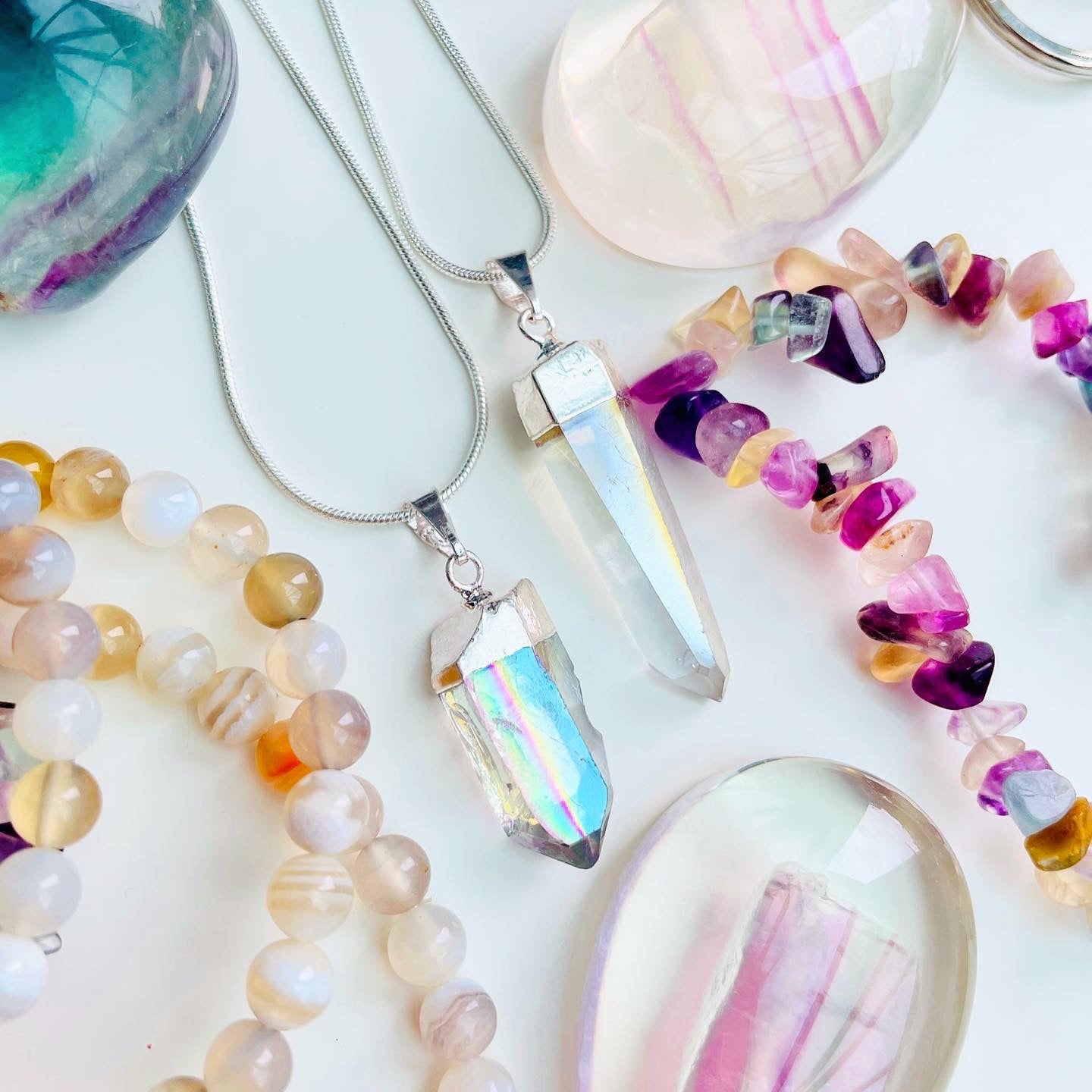 Angel Aura Quartz Pendant ðžðžð