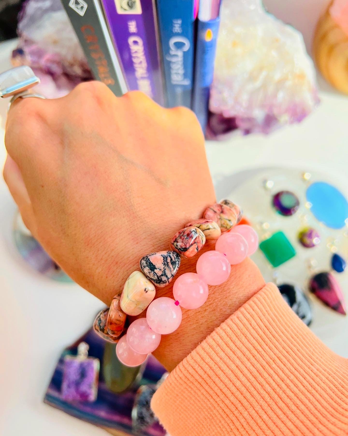 Love Bracelets ~ Rose Quartz