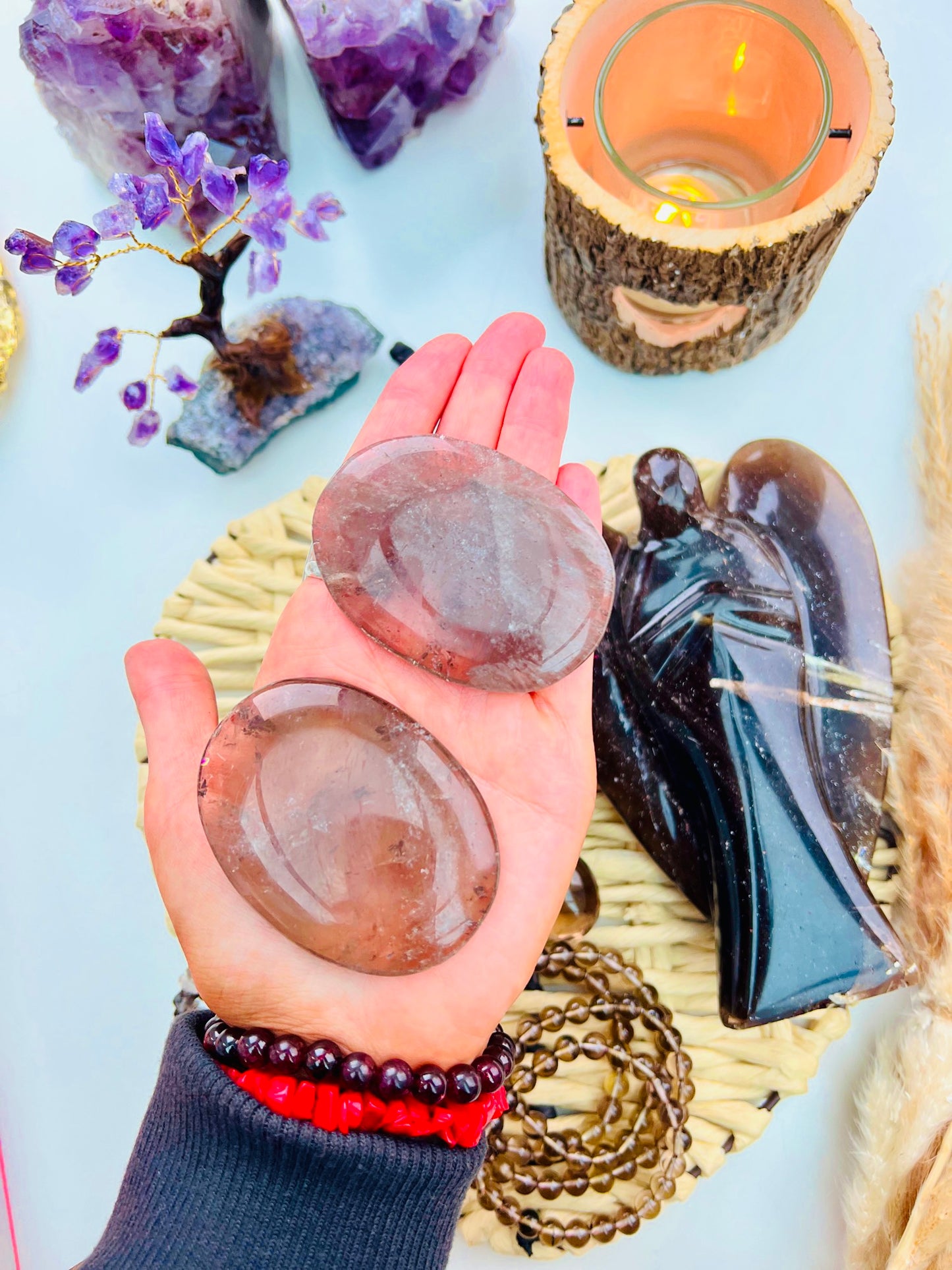 Smokey Quartz Chip Bracelets ๐๐ซ