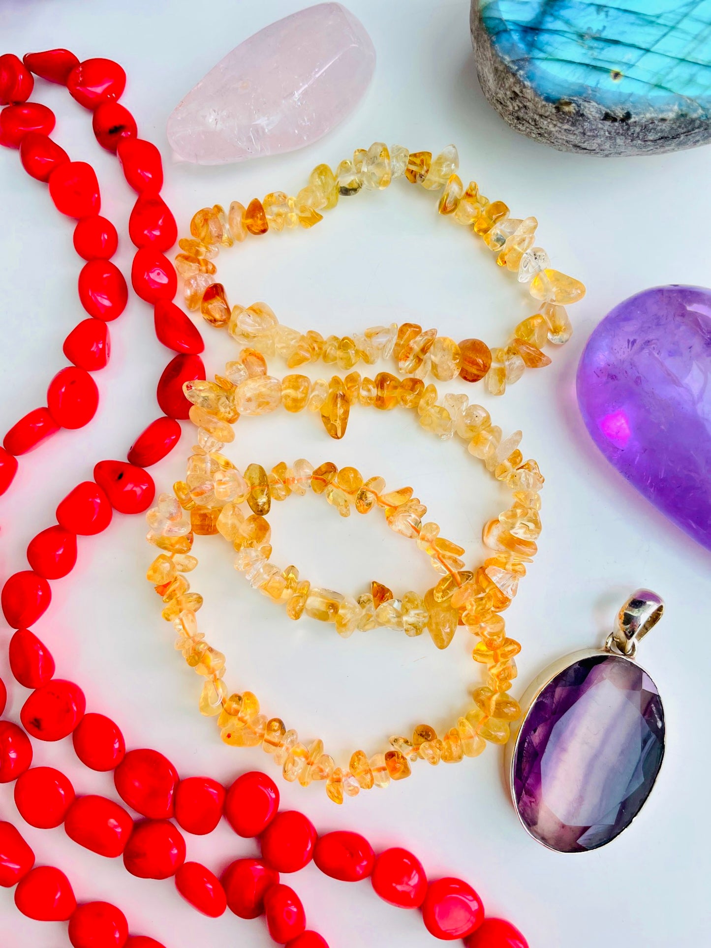 Citrine Crystal Bracelets ๐